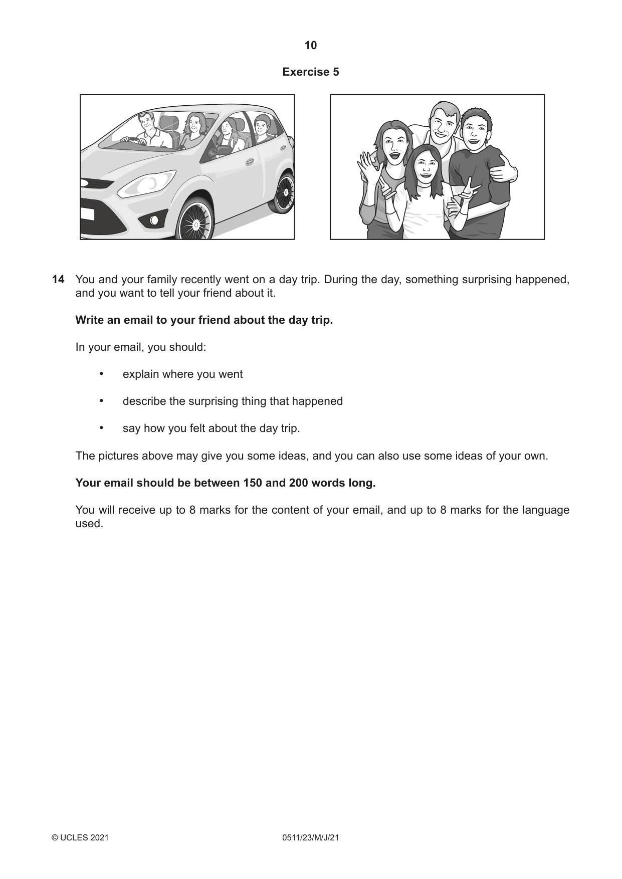 Cambridge IGCSE English - Second Language (count-in oral) 0511 2021 May/June Paper 2 · Variant 3 question paper, page 10 of 16