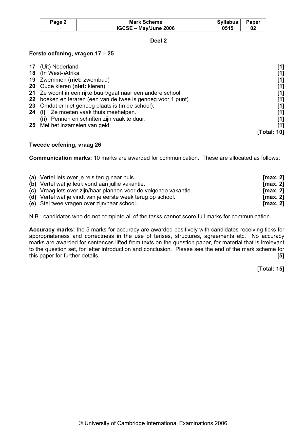 Mark scheme, page 3 of 12