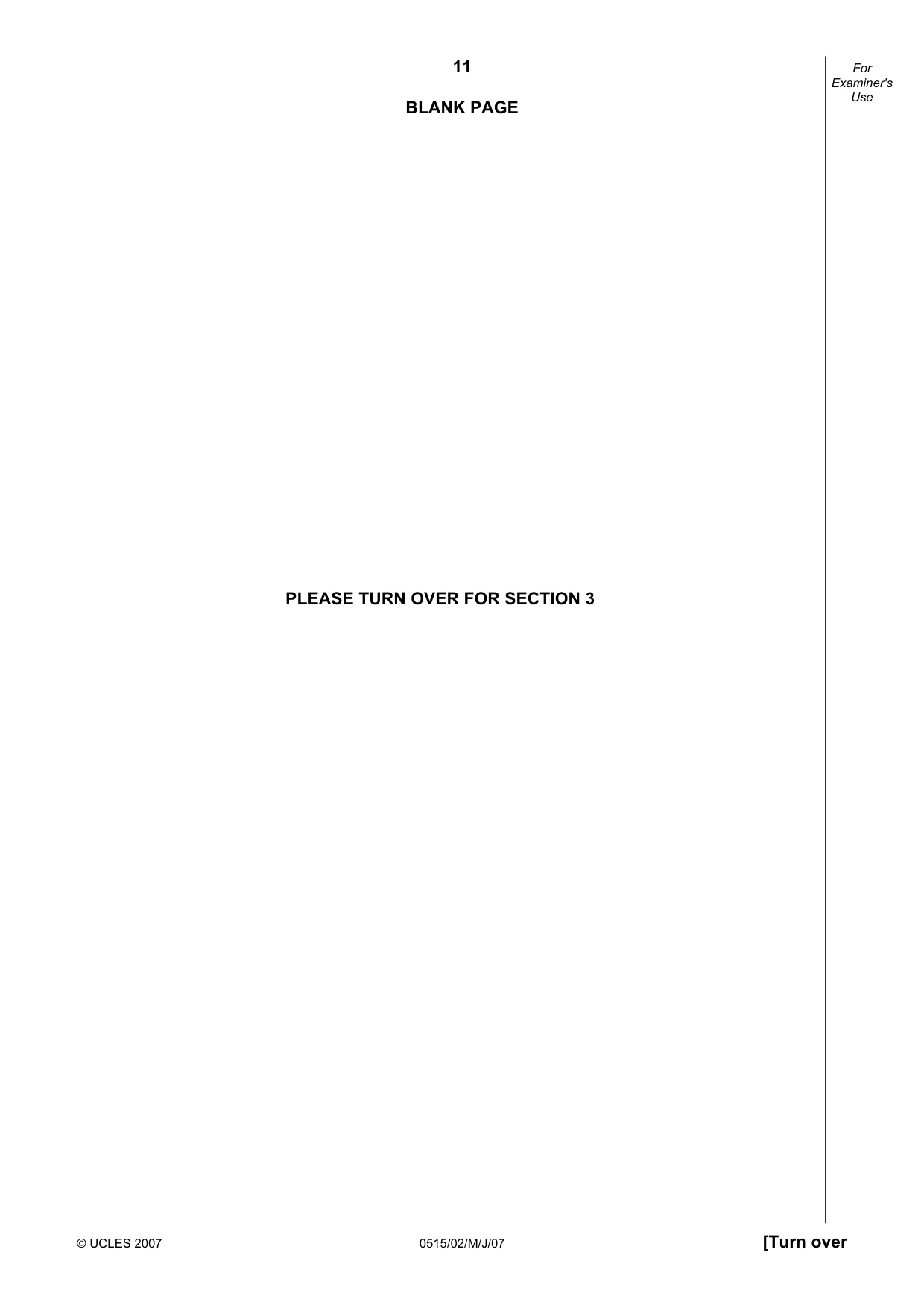 Cambridge IGCSE Dutch - Foreign Language 0515 2007 May/June Paper 2 · Variant 1 question paper, page 11 of 20