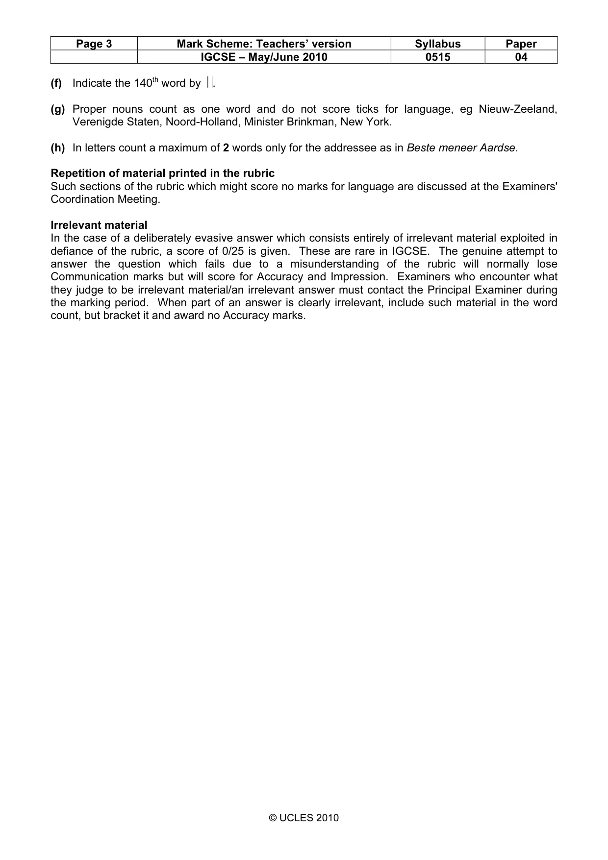 Mark scheme, page 3 of 13