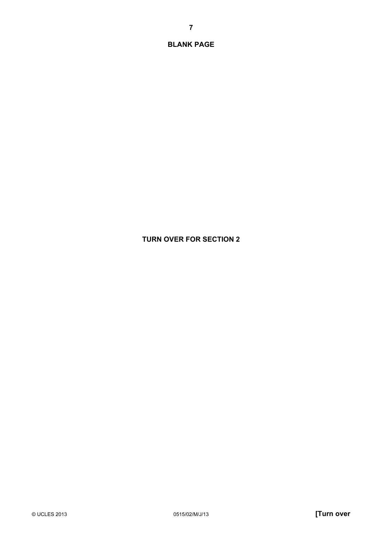Cambridge IGCSE Dutch - Foreign Language 0515 2013 May/June Paper 2 · Variant 1 question paper, page 7 of 20