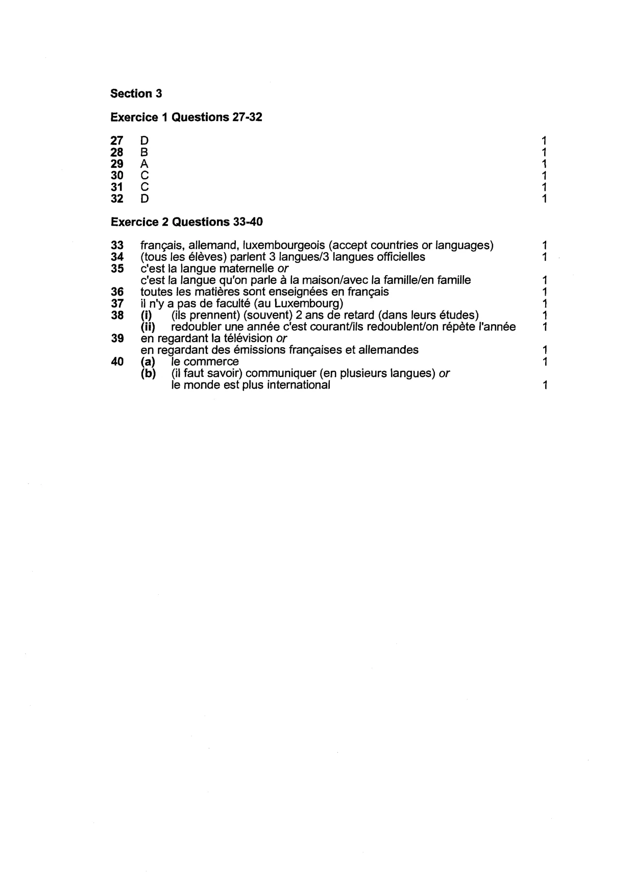 Mark scheme, page 4 of 4