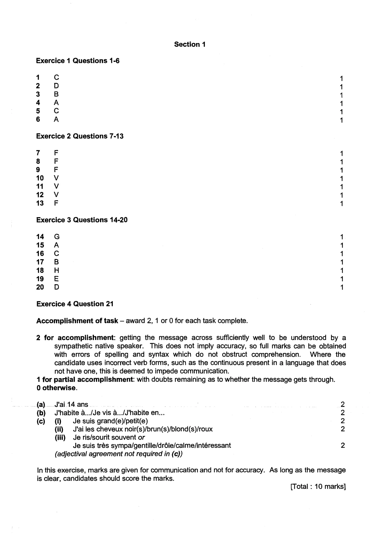 Mark scheme, page 2 of 24