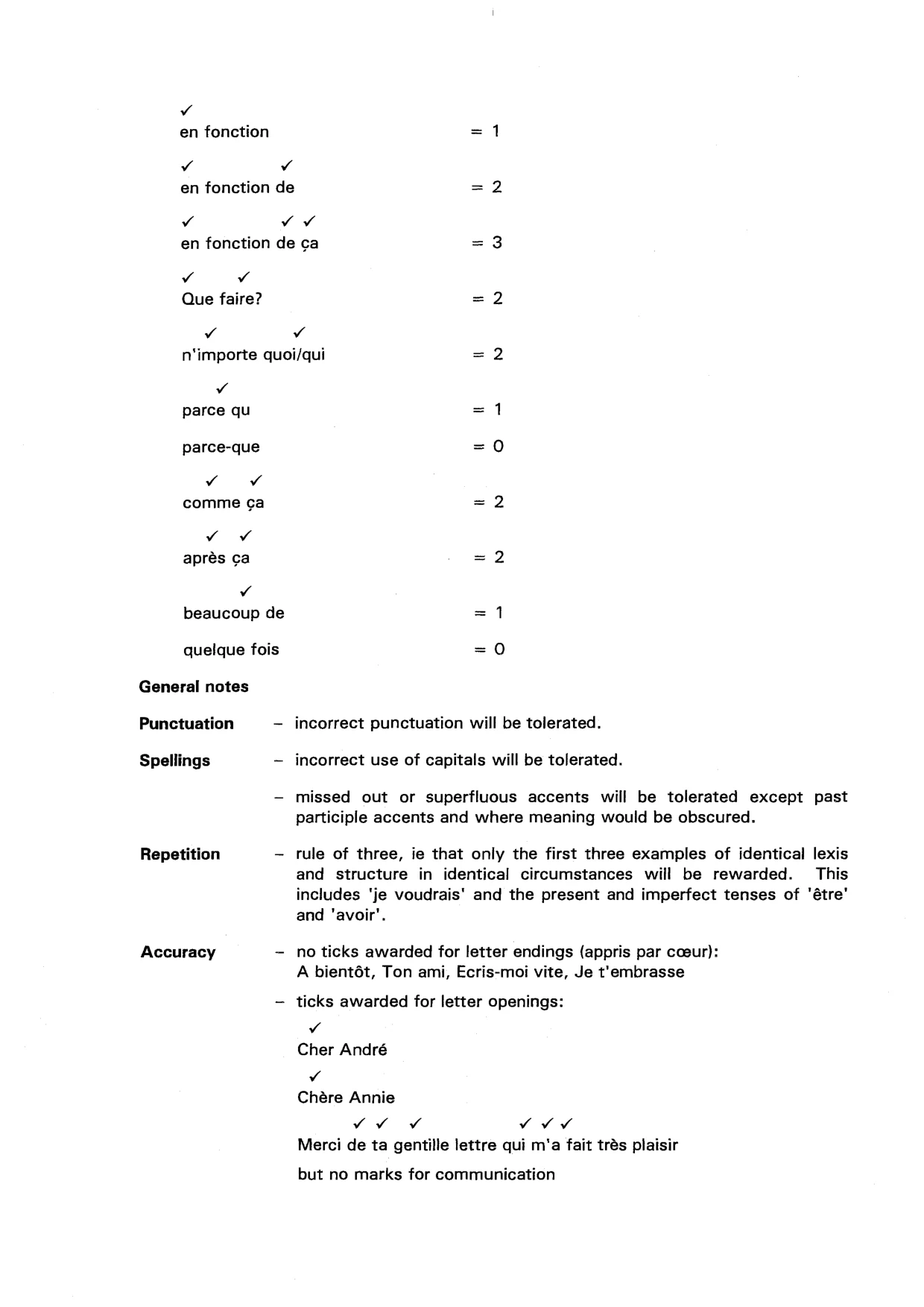 Mark scheme, page 23 of 24