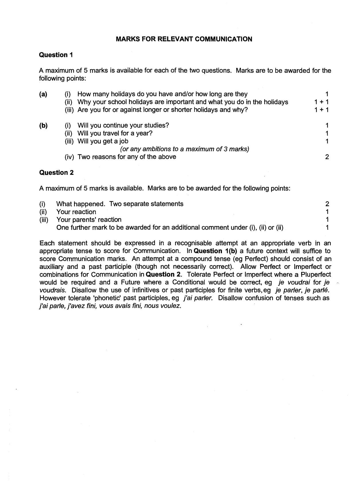 Mark scheme, page 4 of 14