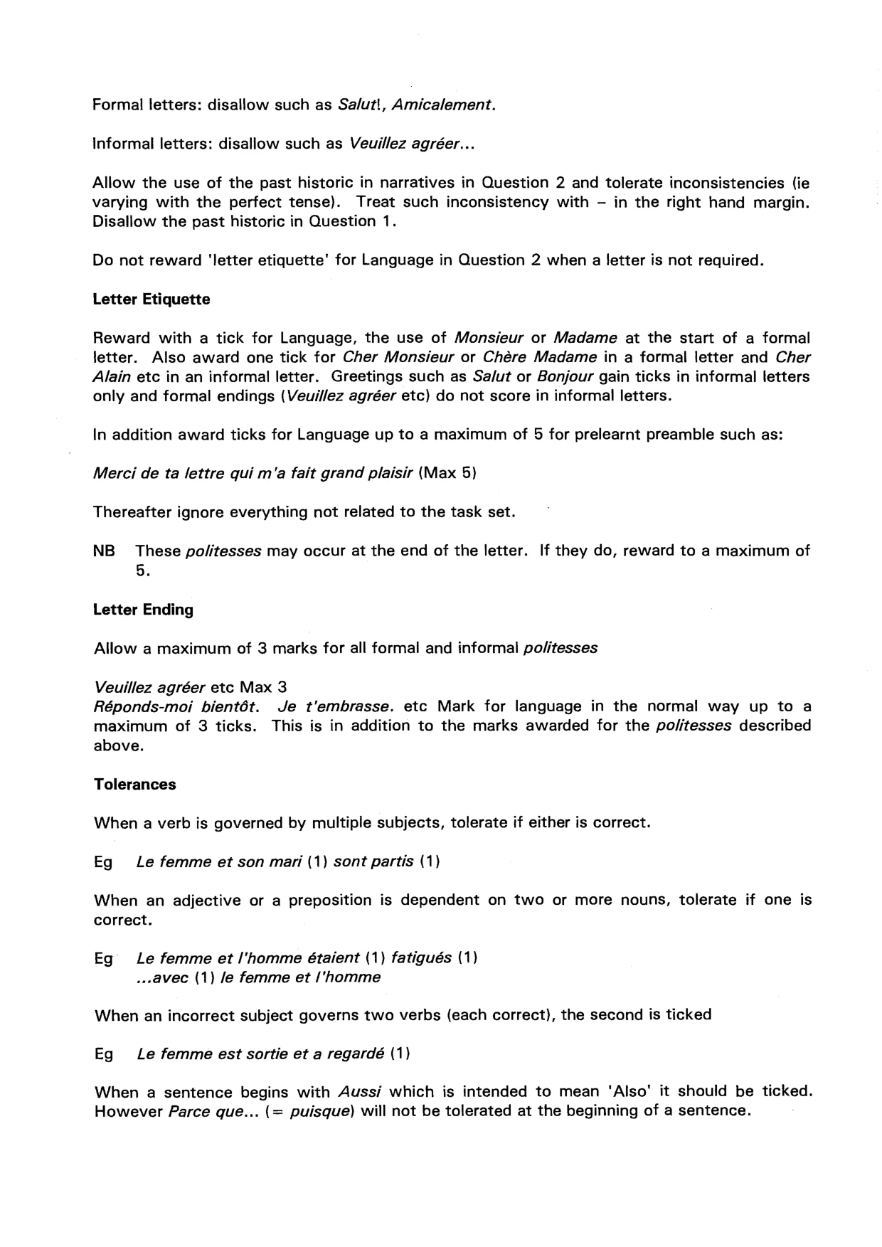 Mark scheme, page 6 of 14
