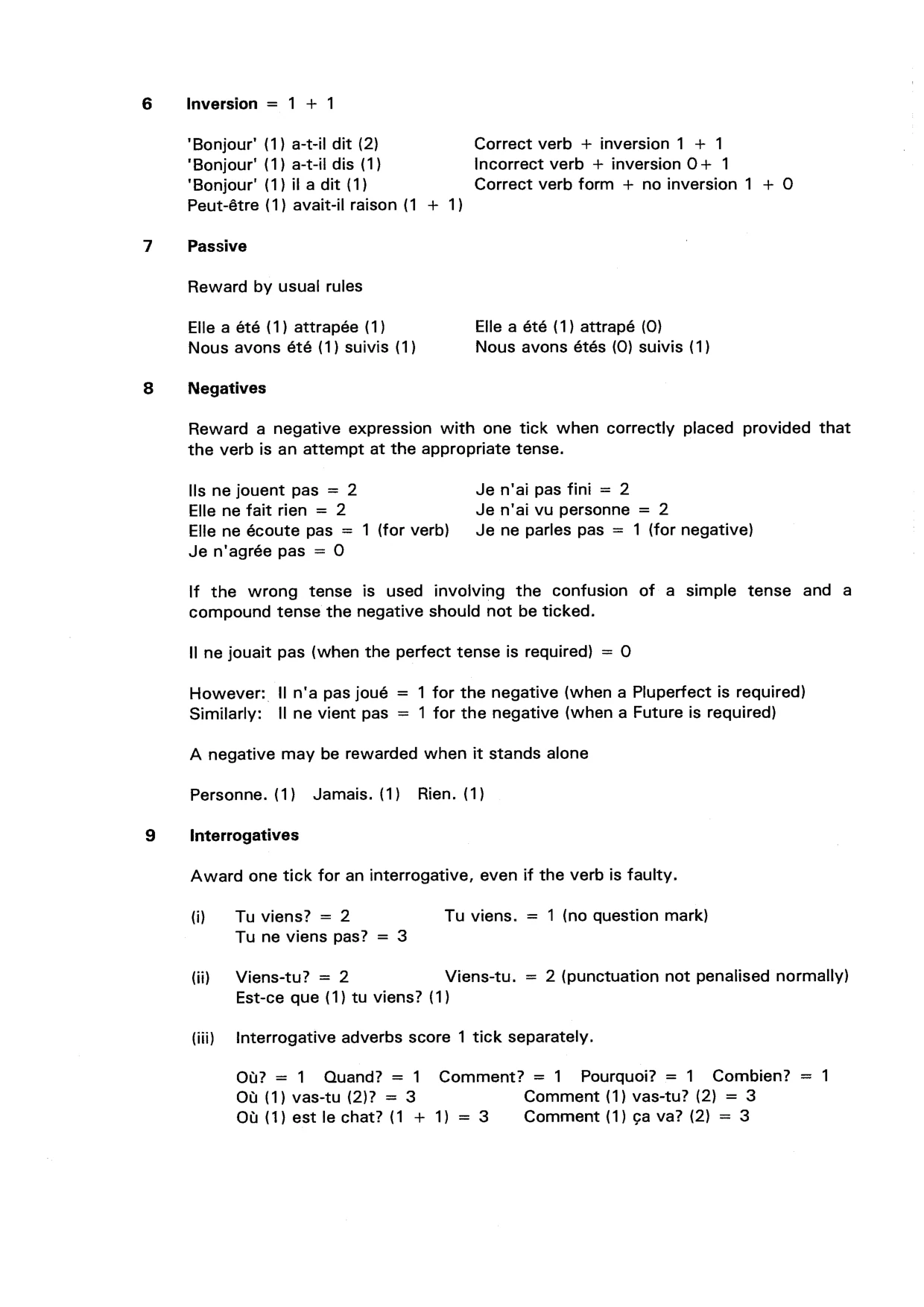 Mark scheme, page 8 of 14