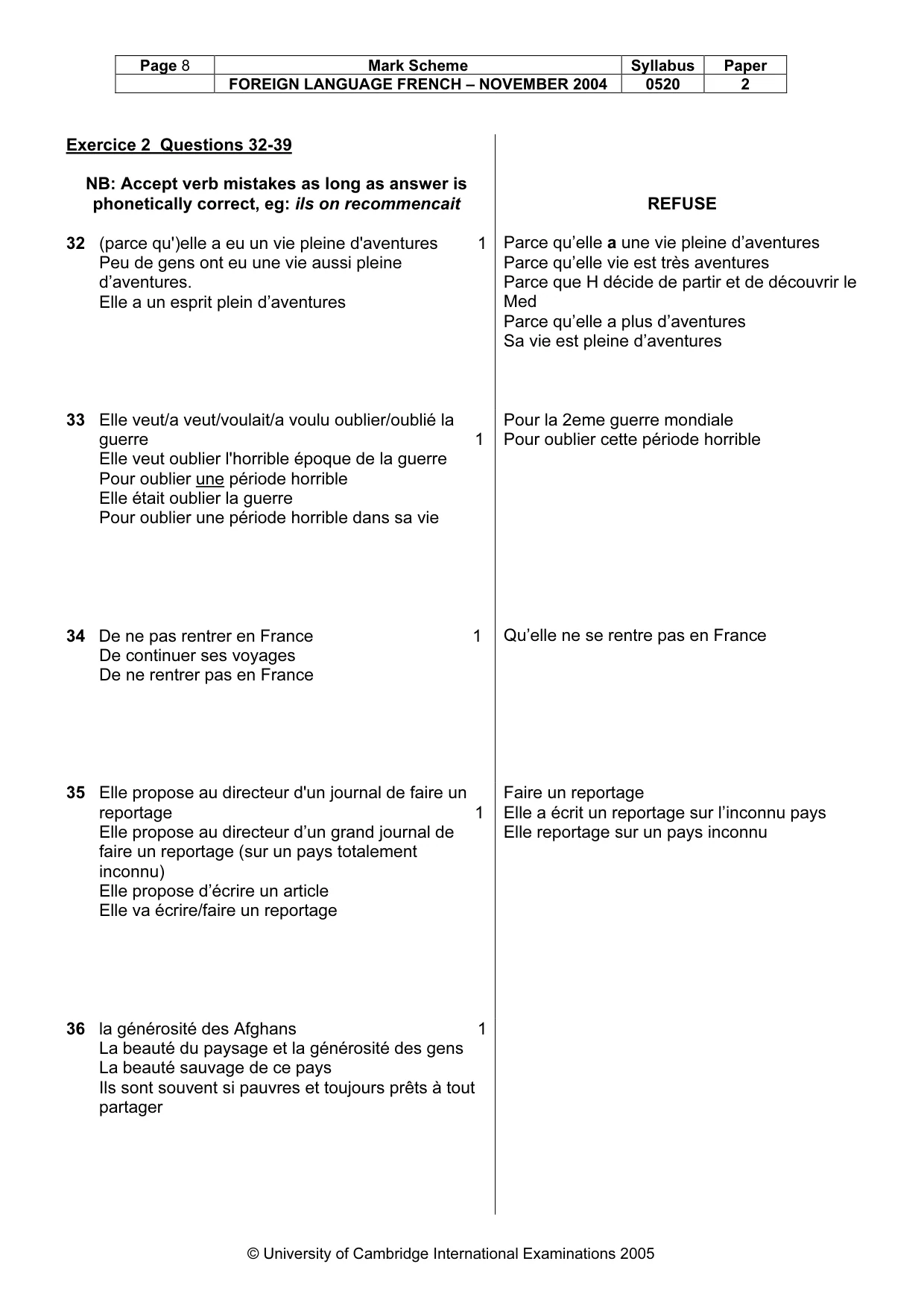 Mark scheme, page 10 of 31