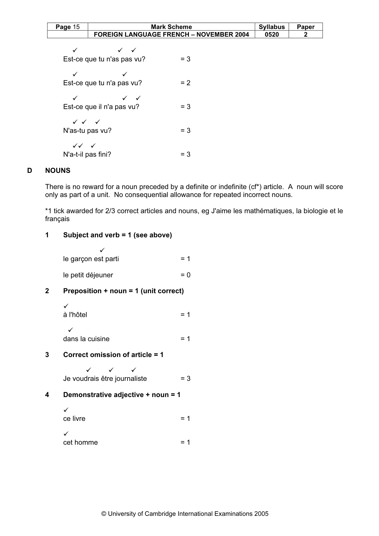 Mark scheme, page 17 of 31