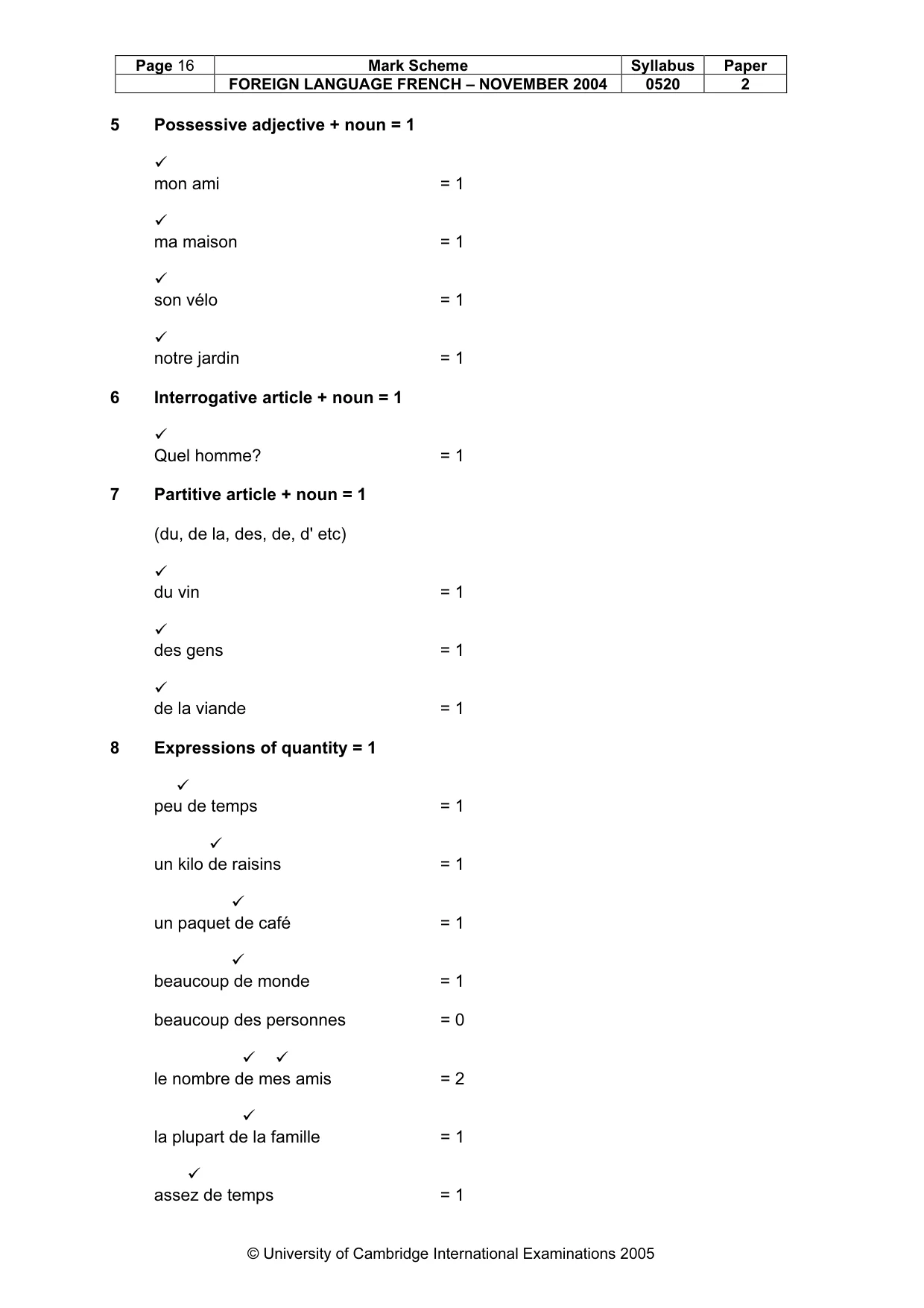 Mark scheme, page 18 of 31