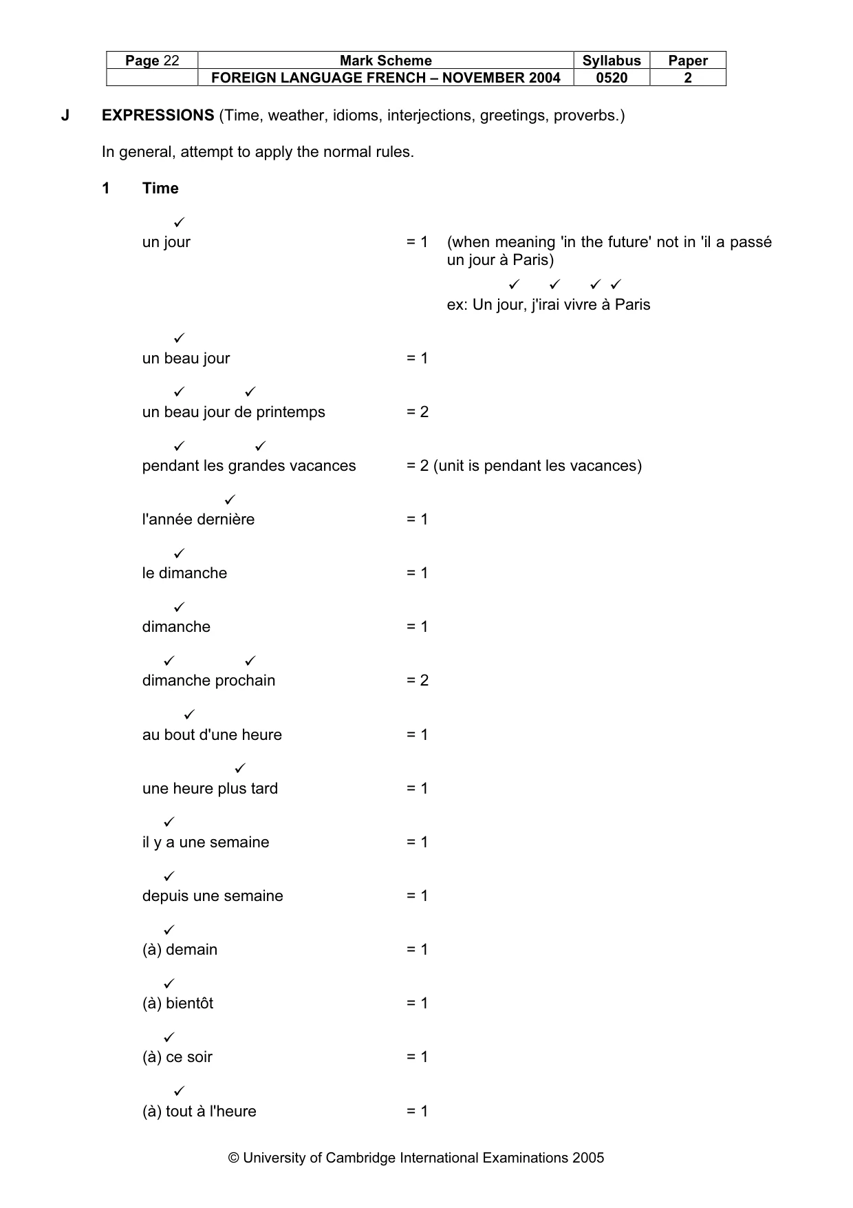 Mark scheme, page 24 of 31
