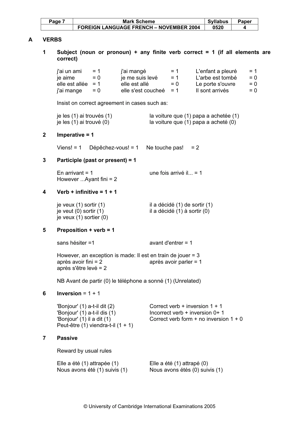 Mark scheme, page 9 of 17