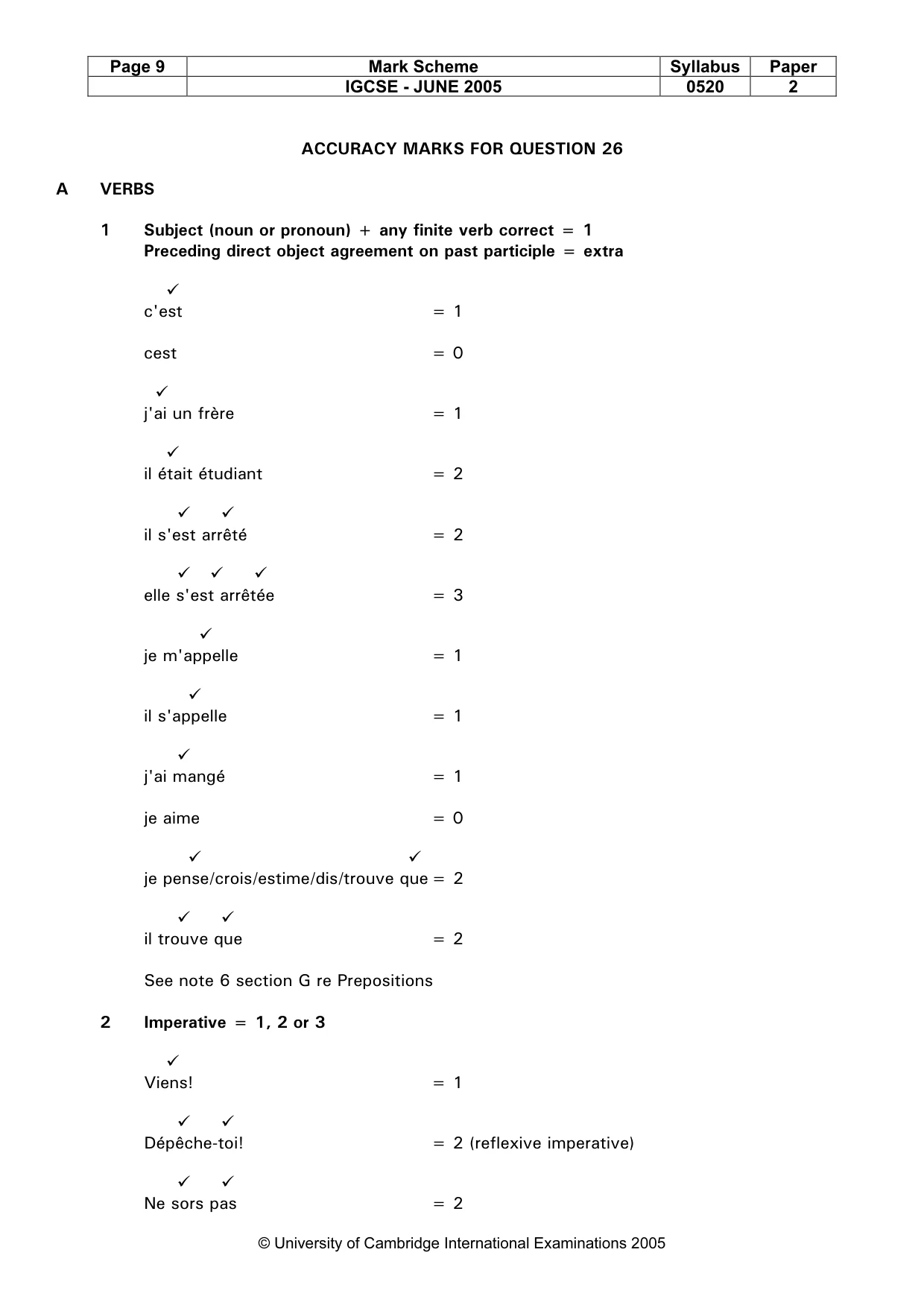 Mark scheme, page 11 of 45