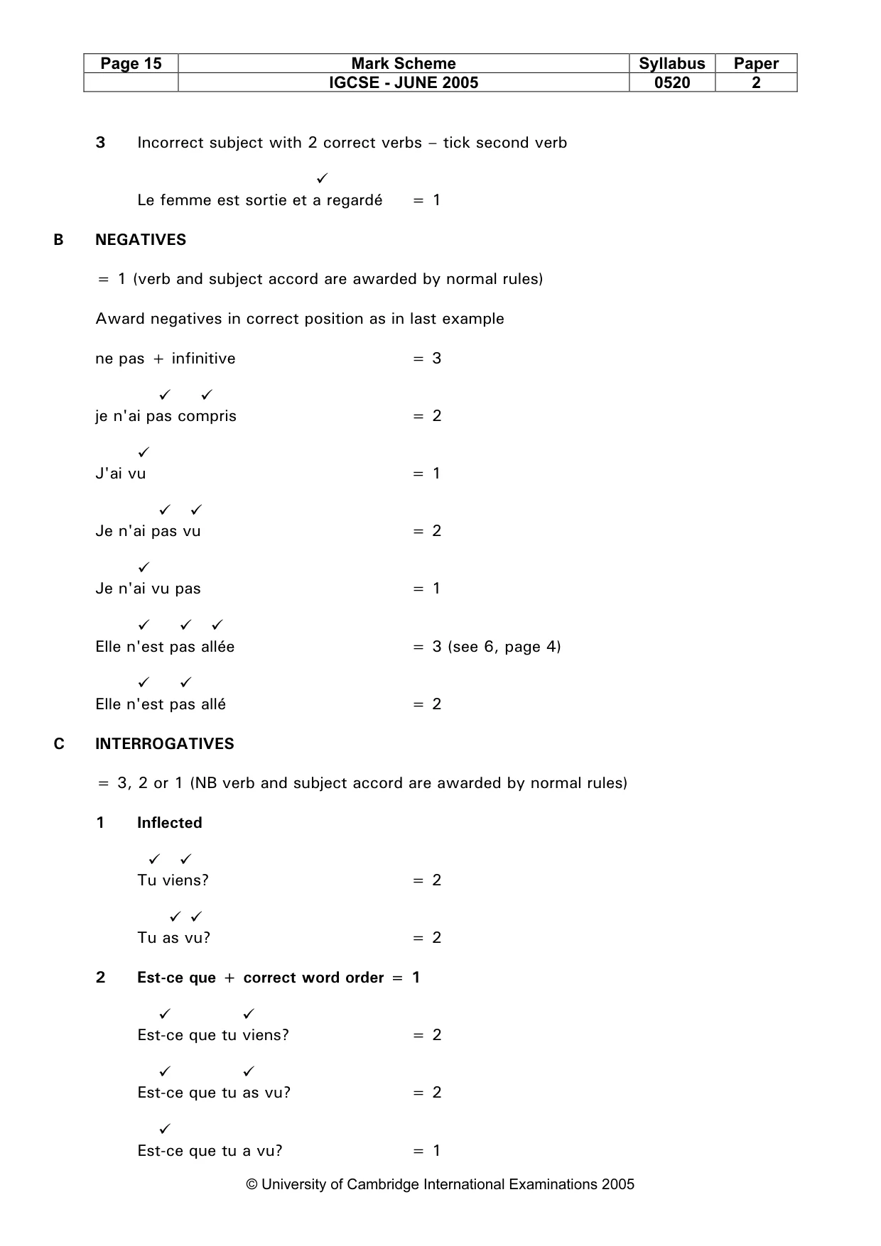 Mark scheme, page 17 of 45