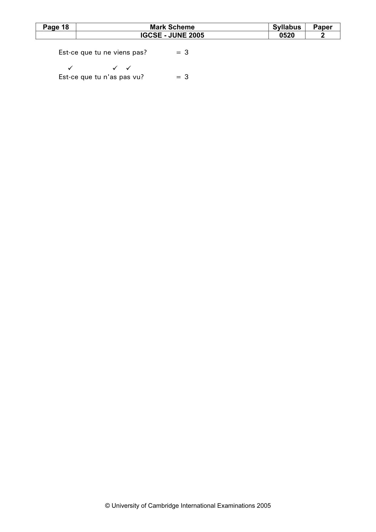 Mark scheme, page 20 of 45