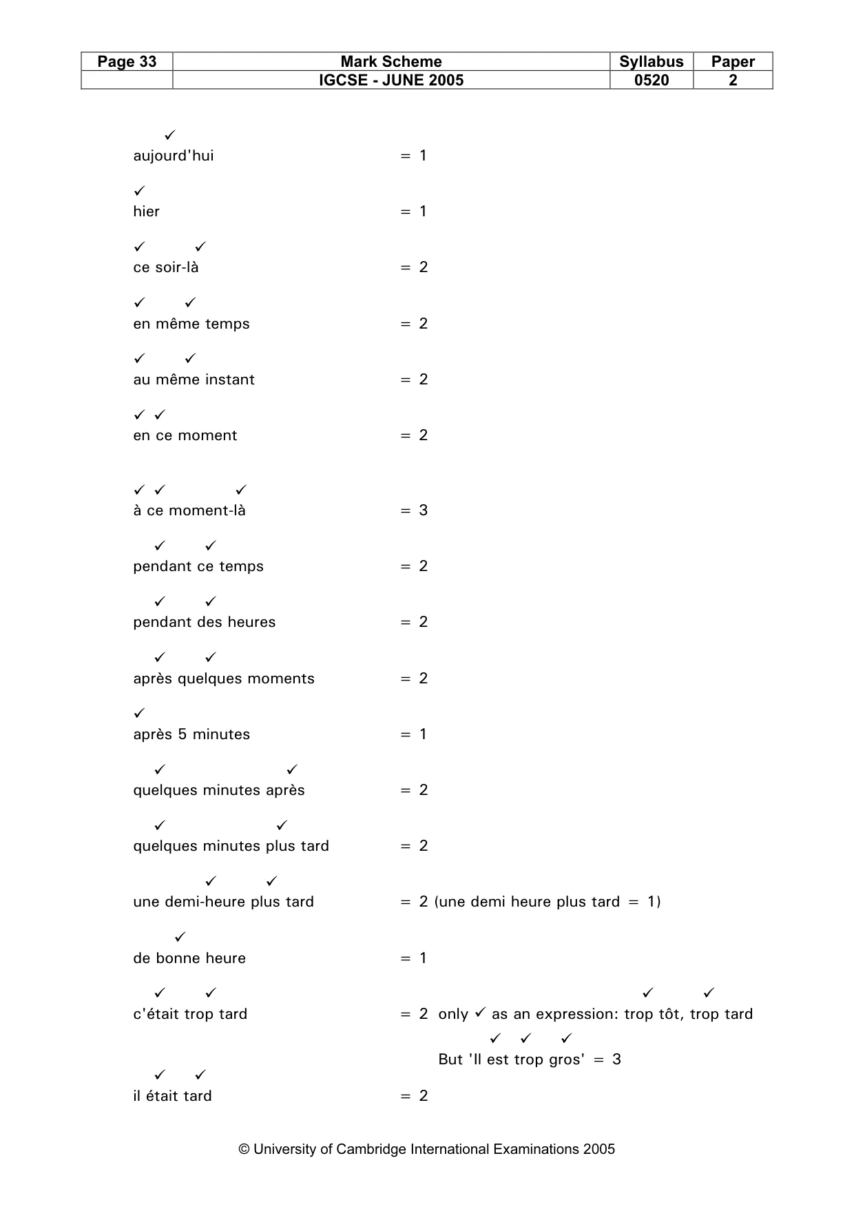 Mark scheme, page 35 of 45