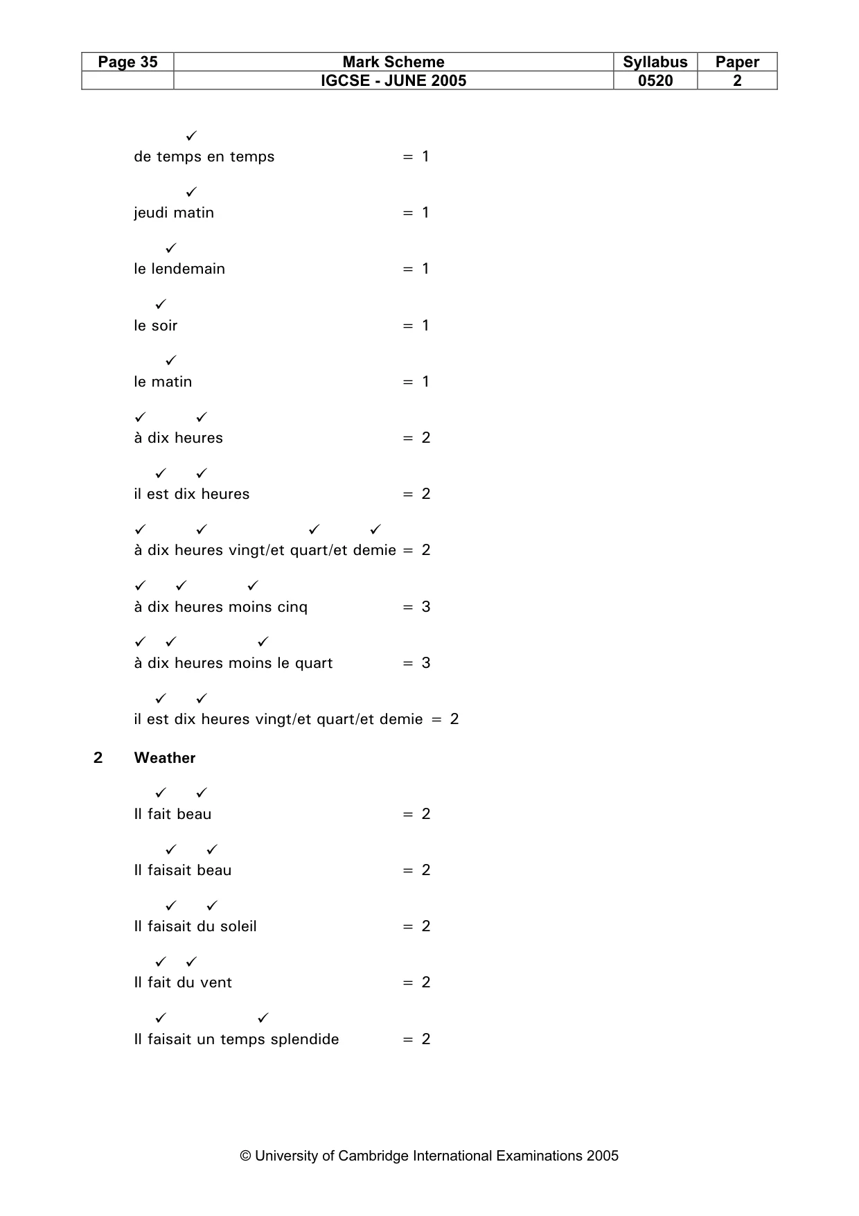 Mark scheme, page 37 of 45