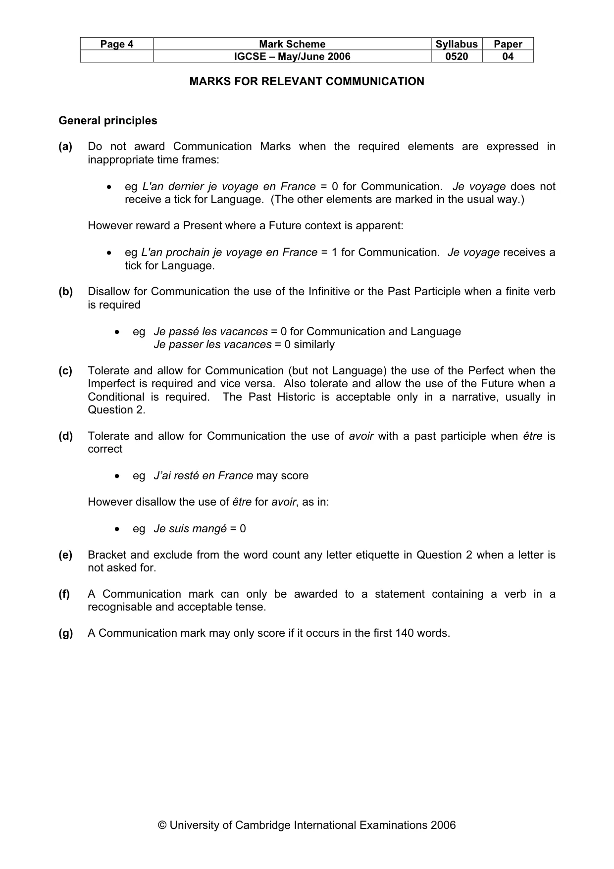 Mark scheme, page 4 of 16