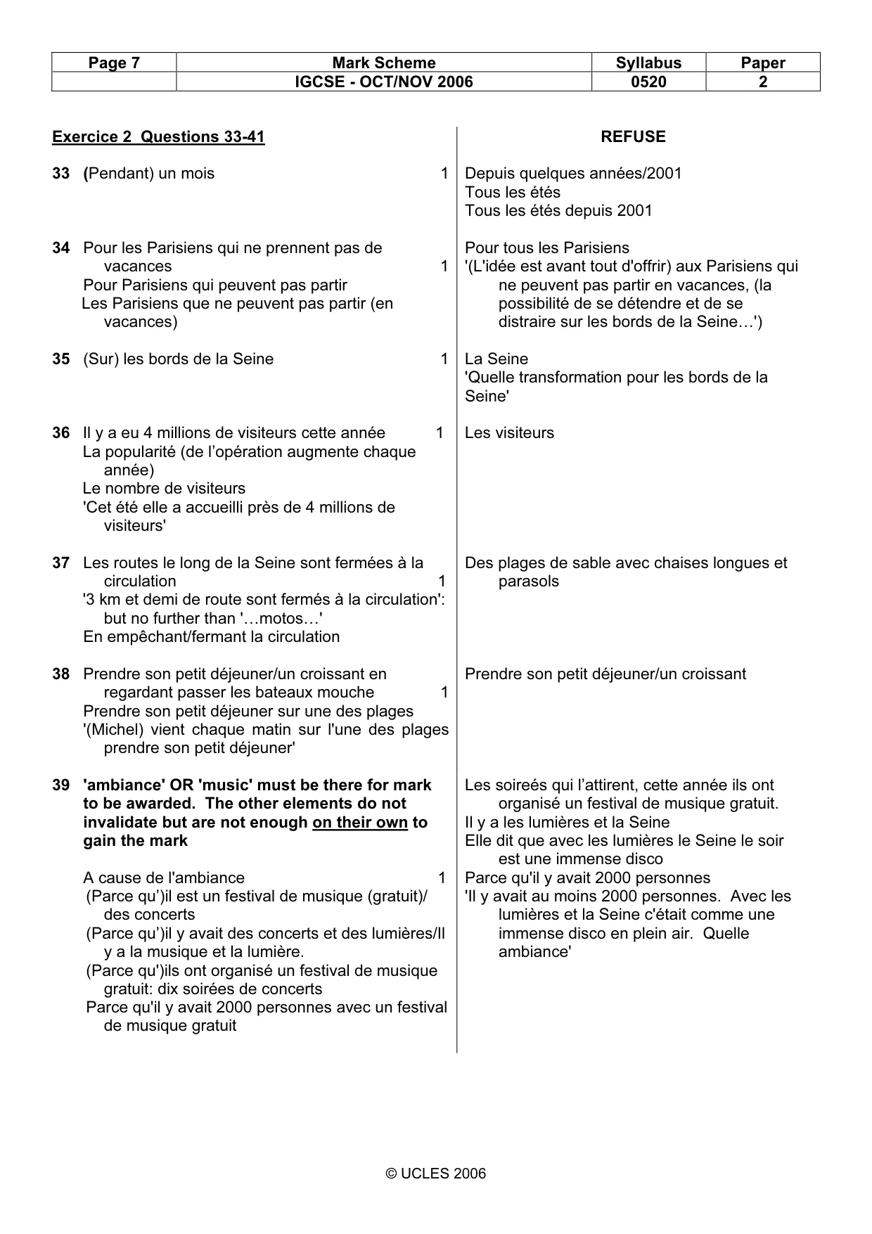 Mark scheme, page 7 of 28