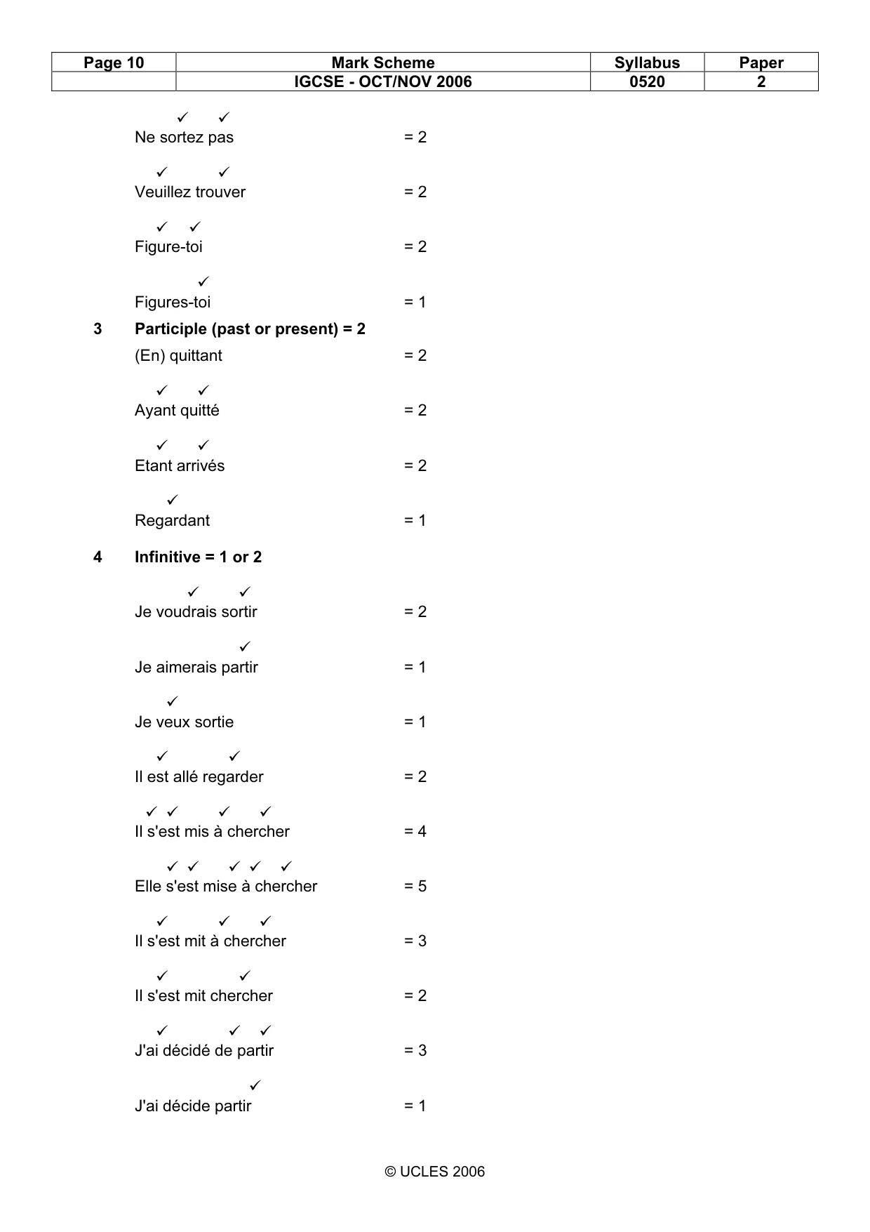 Mark scheme, page 10 of 28