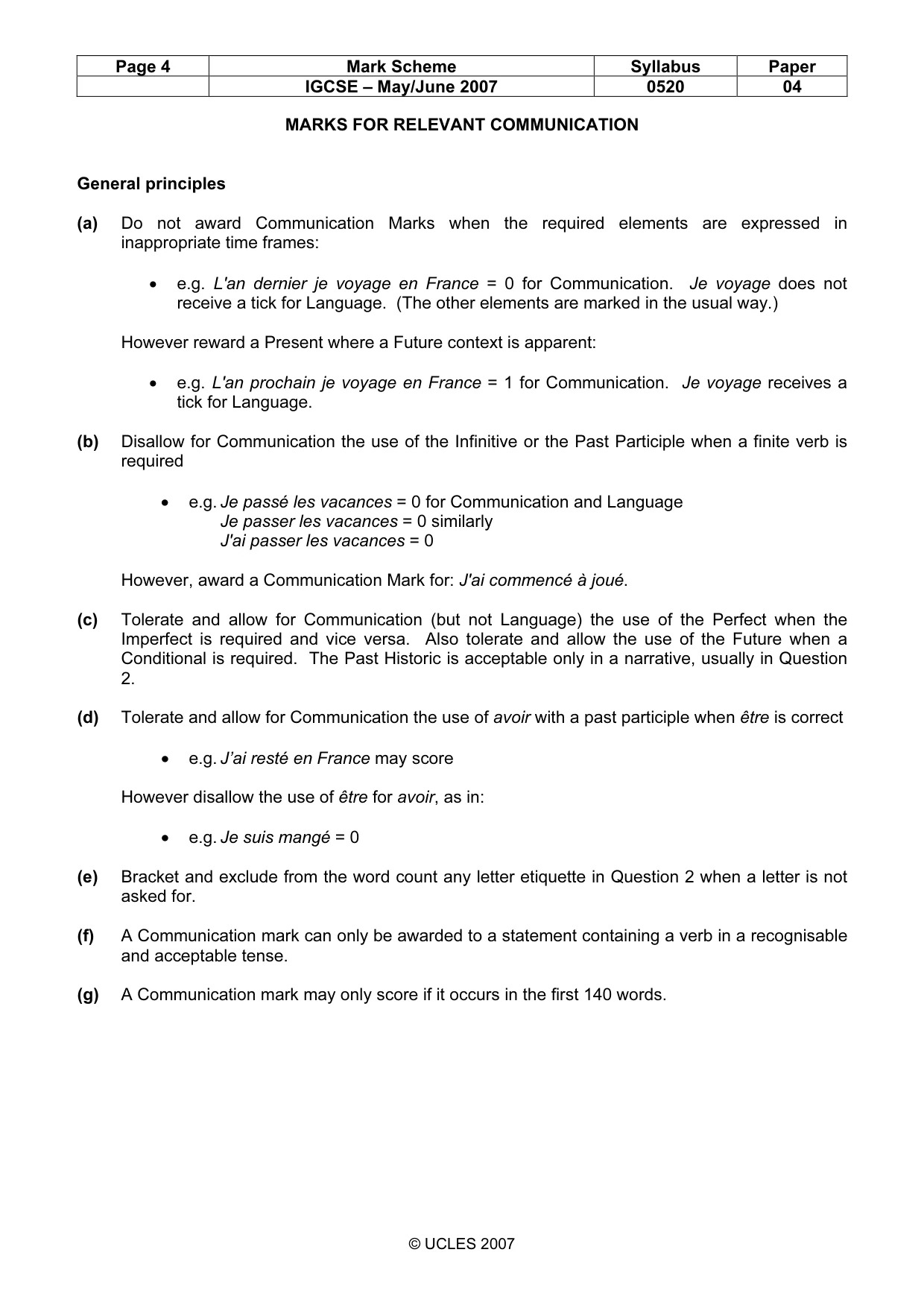 Mark scheme, page 4 of 16