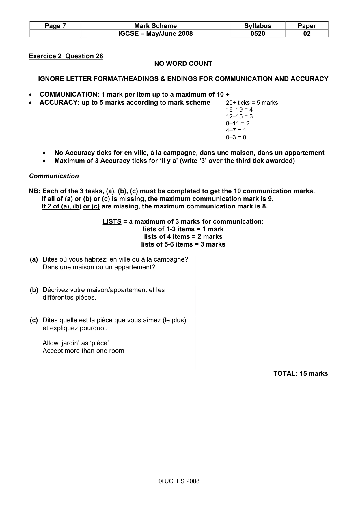 Mark scheme, page 7 of 31