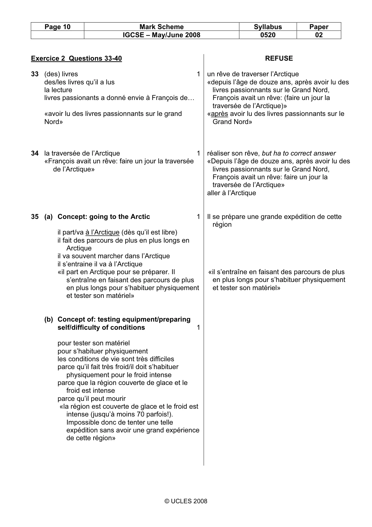 Mark scheme, page 10 of 31