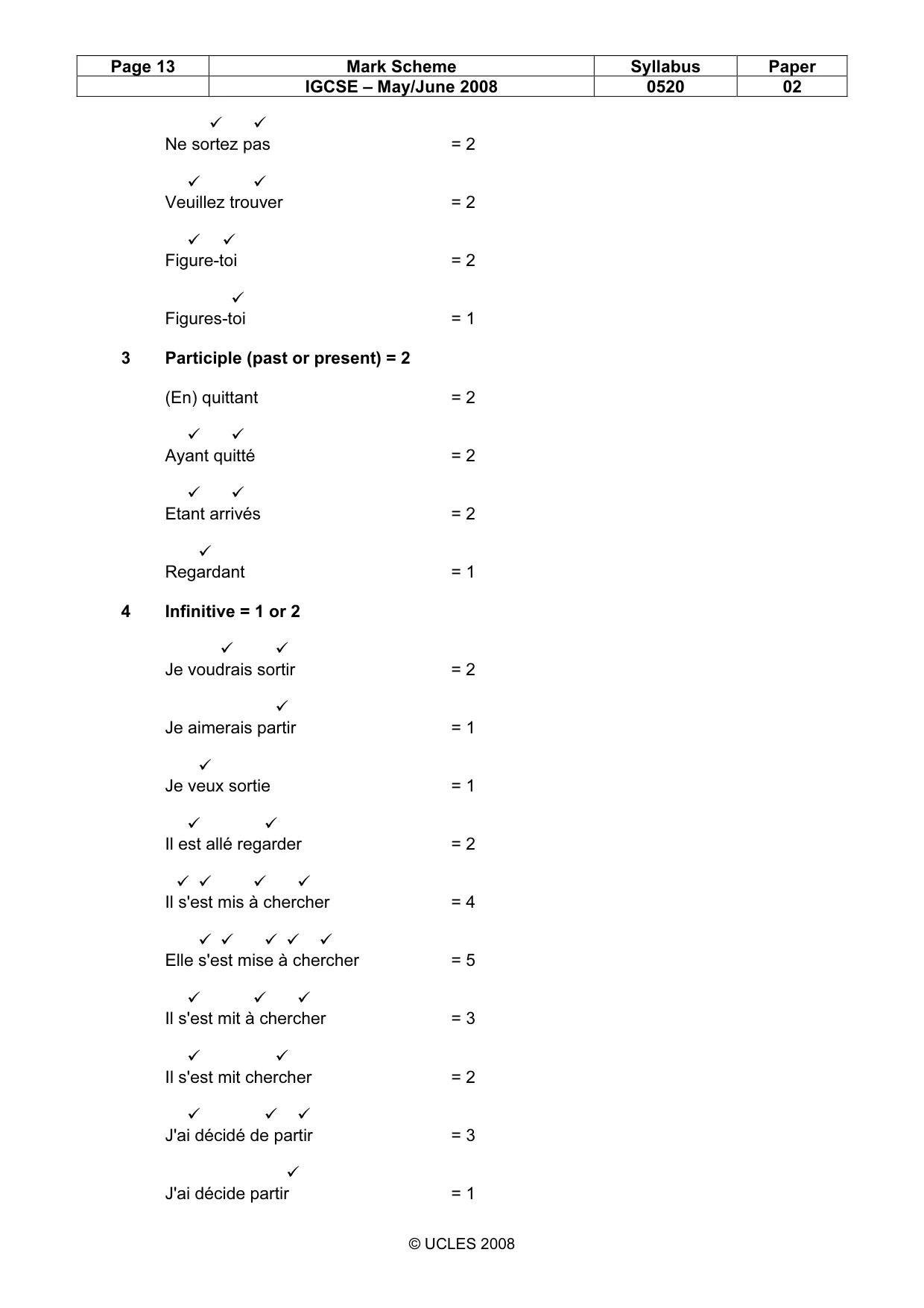 Mark scheme, page 13 of 31