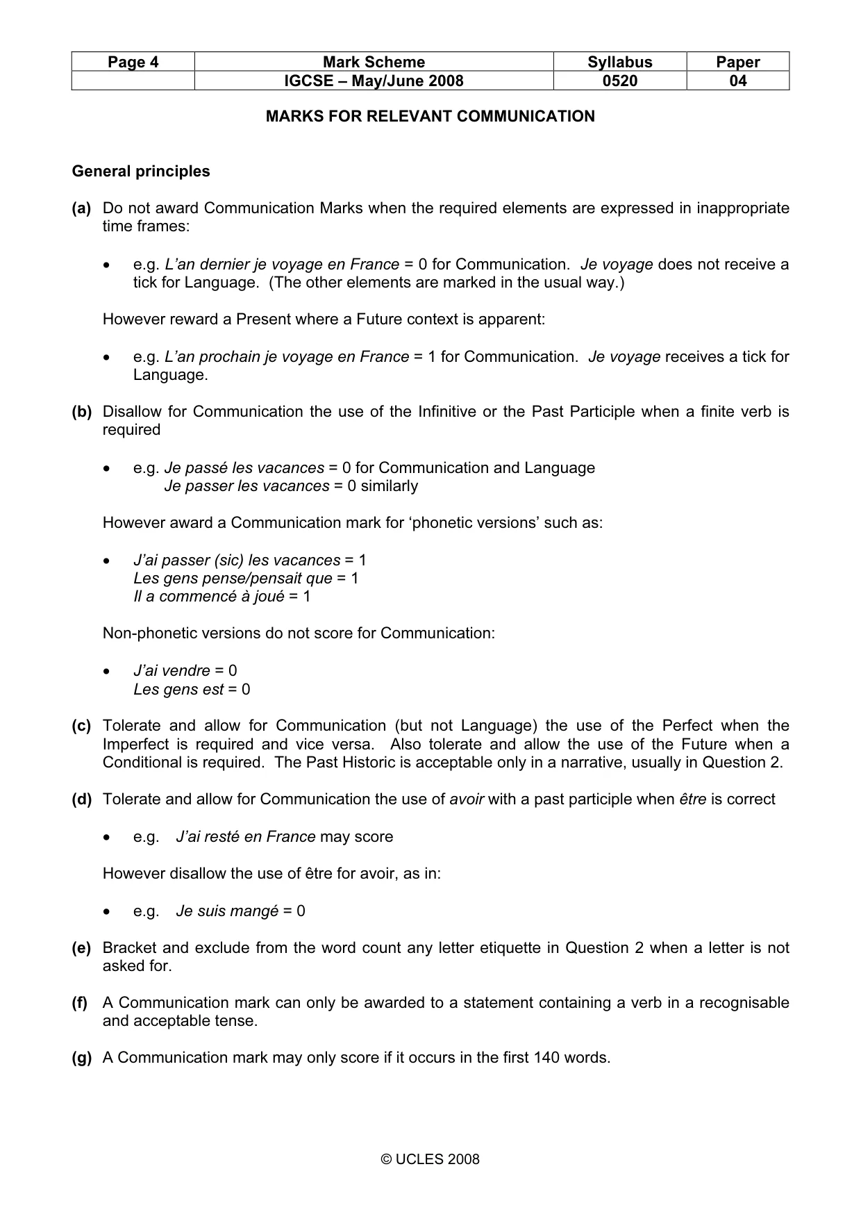 Mark scheme, page 4 of 16