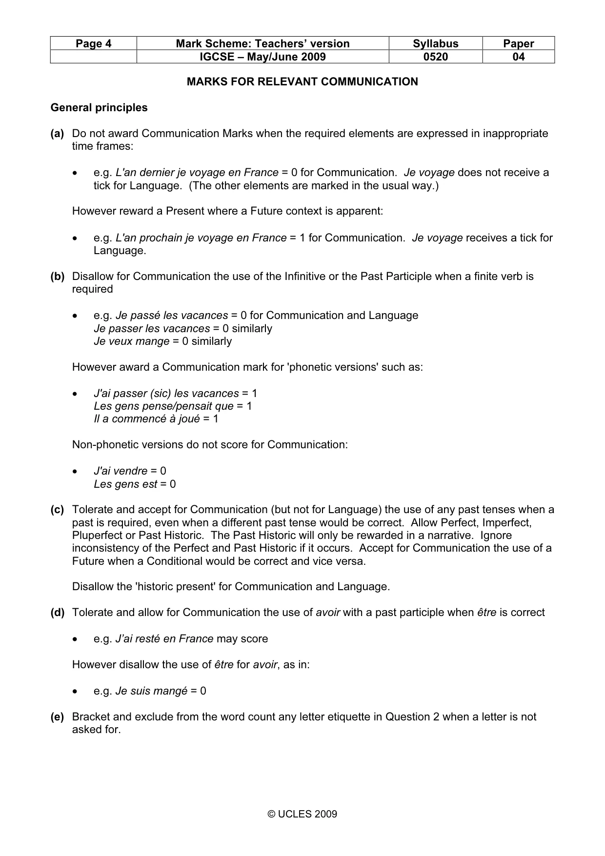 Mark scheme, page 4 of 17