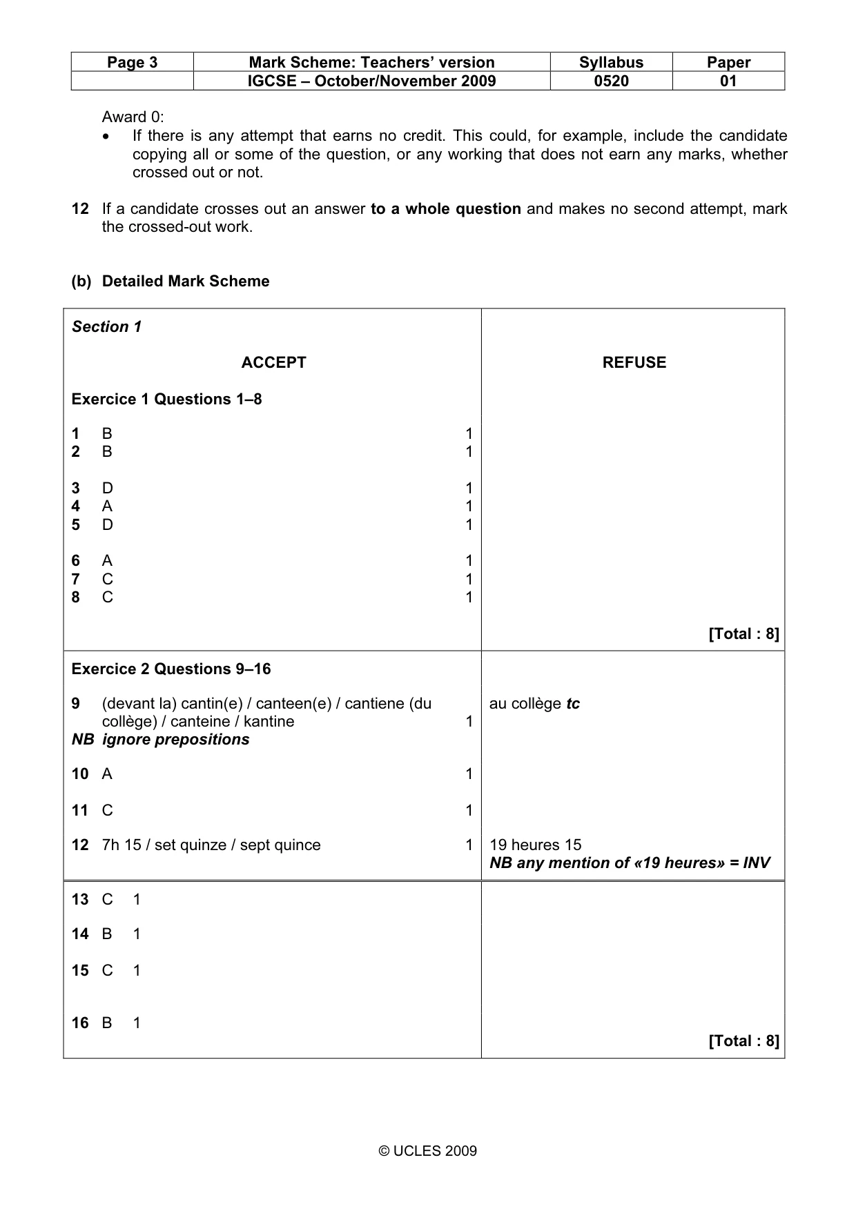 Mark scheme, page 3 of 18