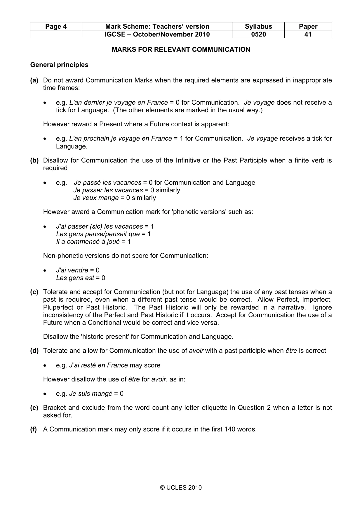 Mark scheme, page 4 of 16