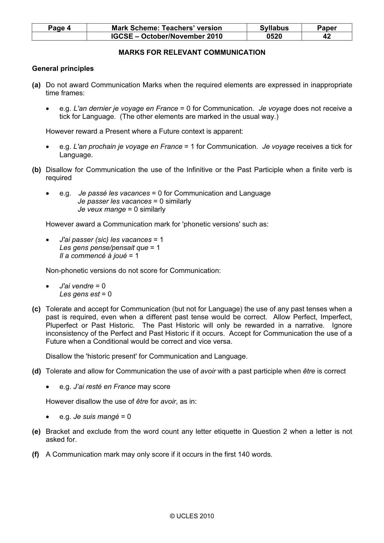 Mark scheme, page 4 of 16