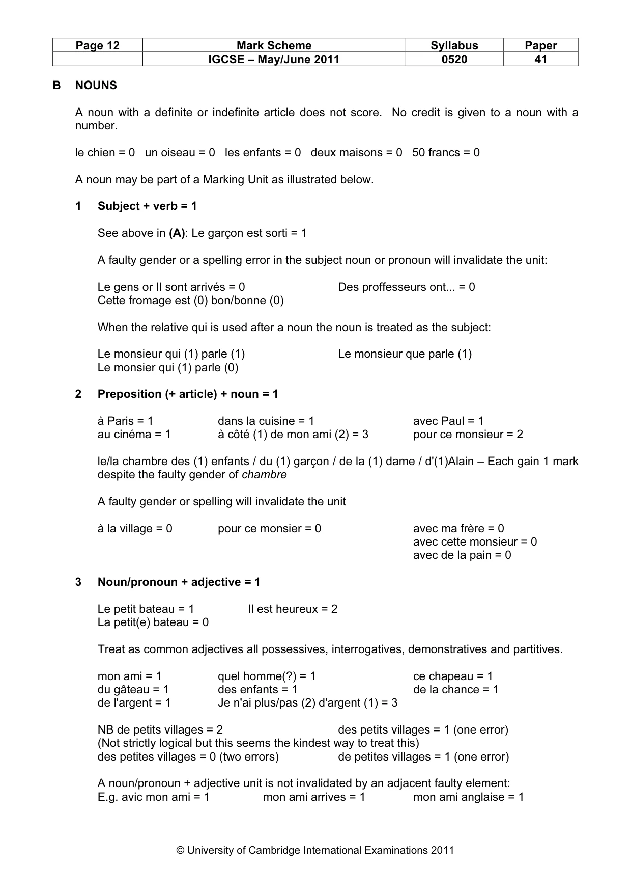 Mark scheme, page 12 of 18
