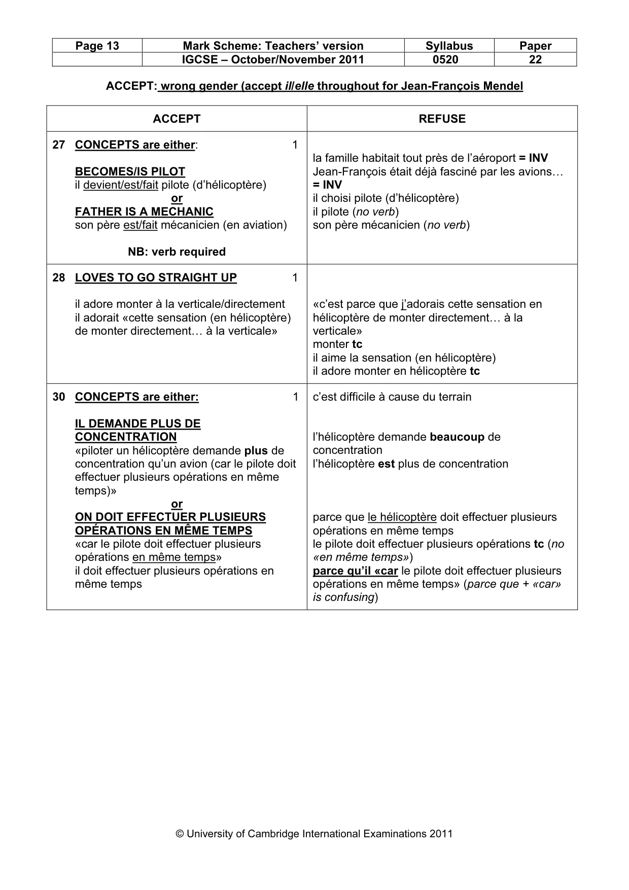 Mark scheme, page 13 of 17