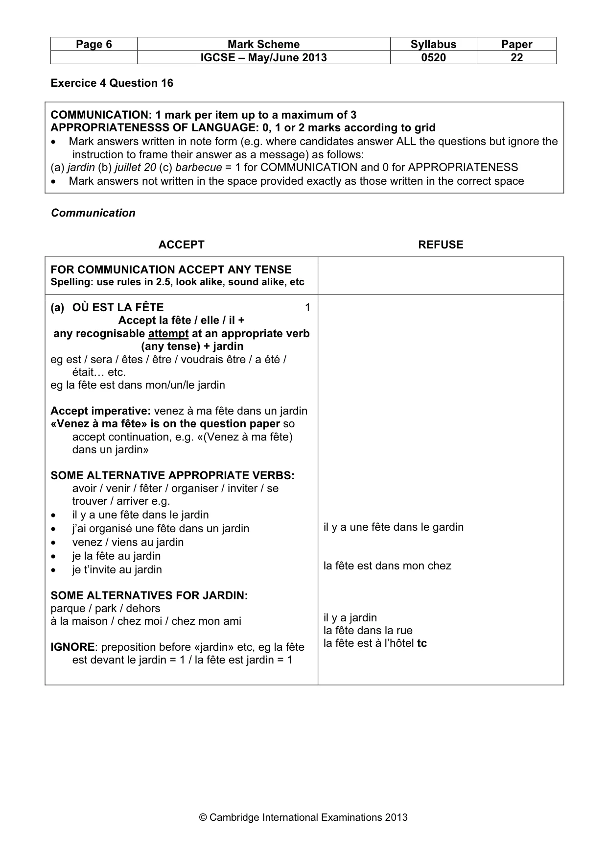 Mark scheme, page 6 of 17
