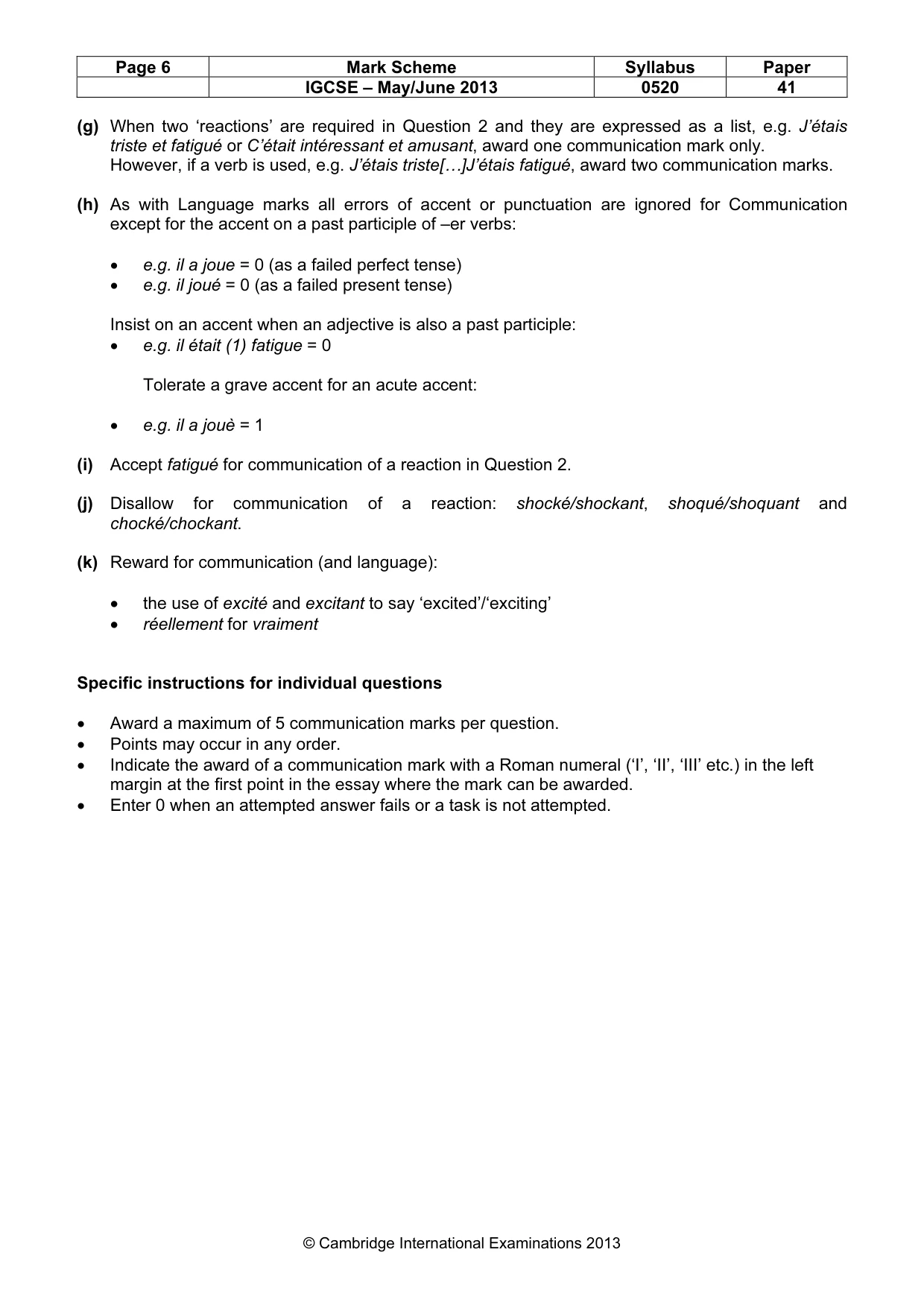 Mark scheme, page 6 of 24
