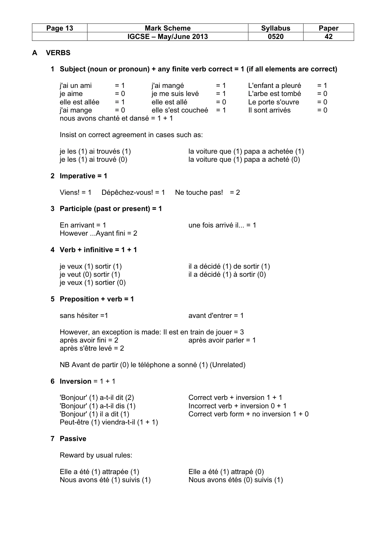 Mark scheme, page 13 of 23