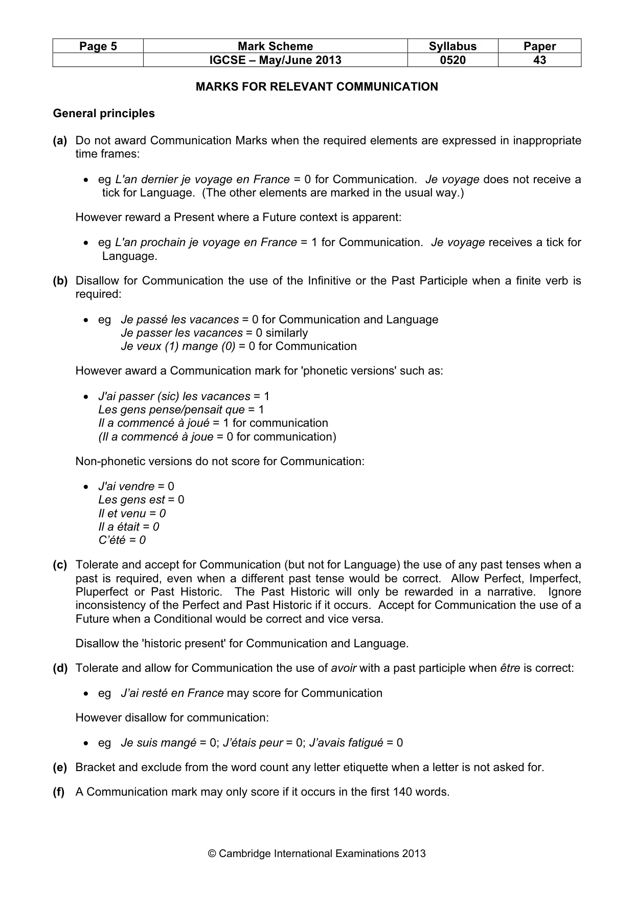 Mark scheme, page 5 of 21