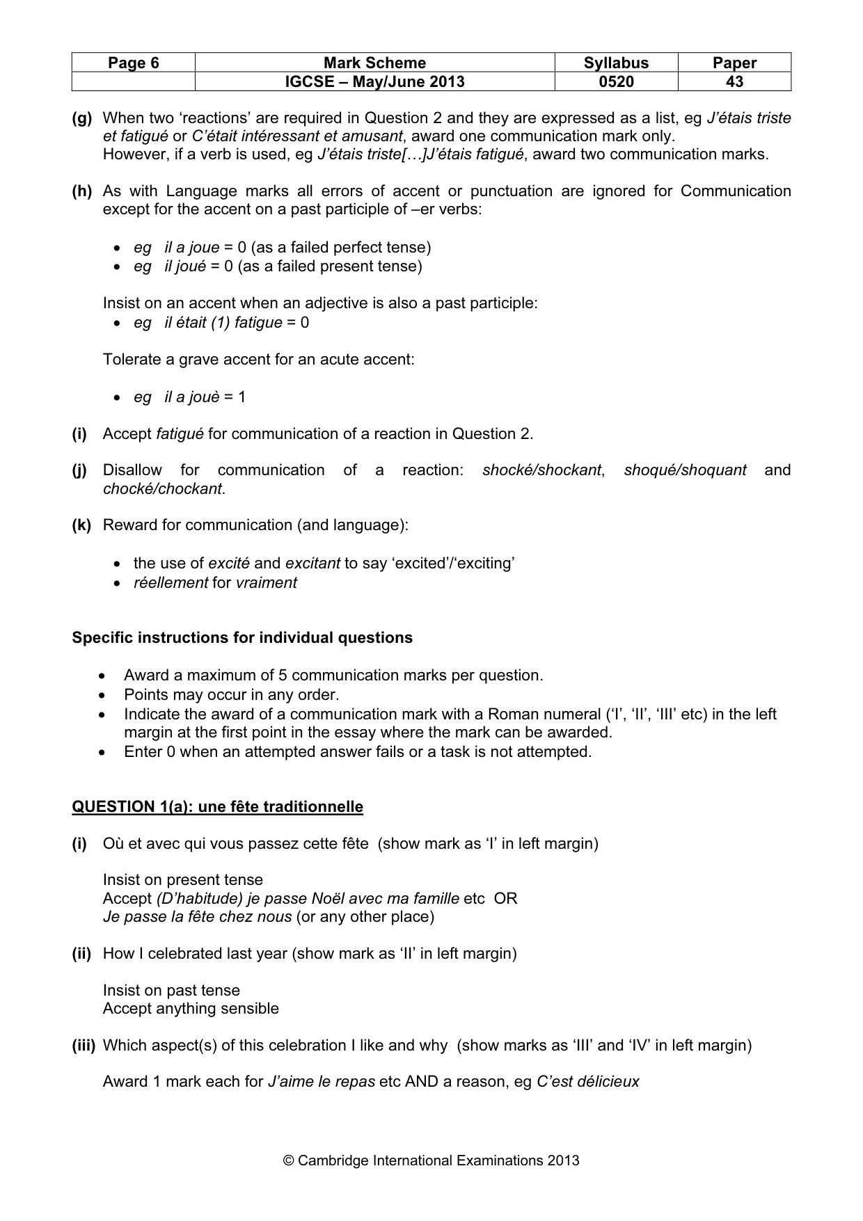 Mark scheme, page 6 of 21