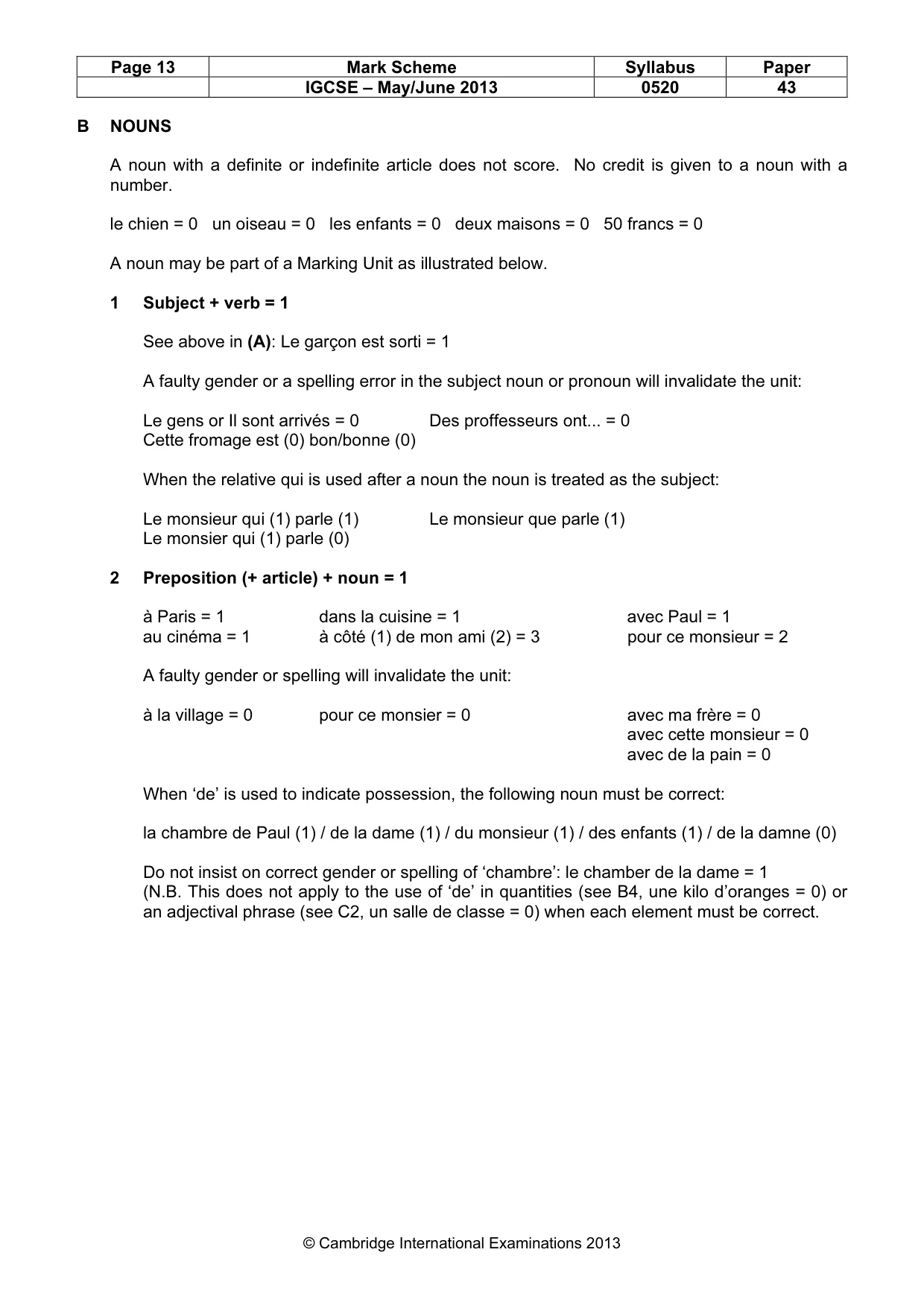 Mark scheme, page 13 of 21