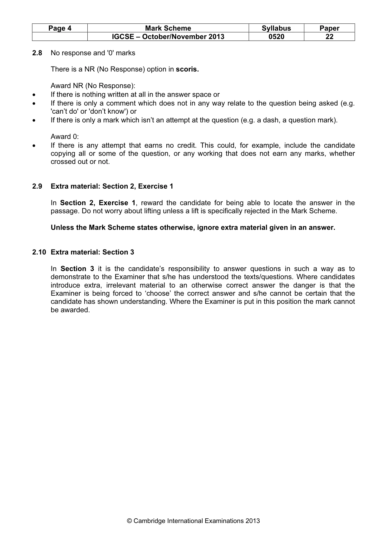 Mark scheme, page 4 of 21