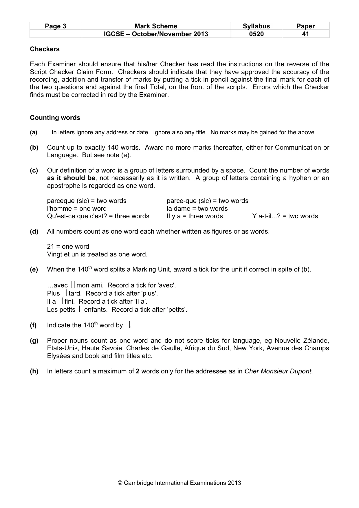Mark scheme, page 3 of 22