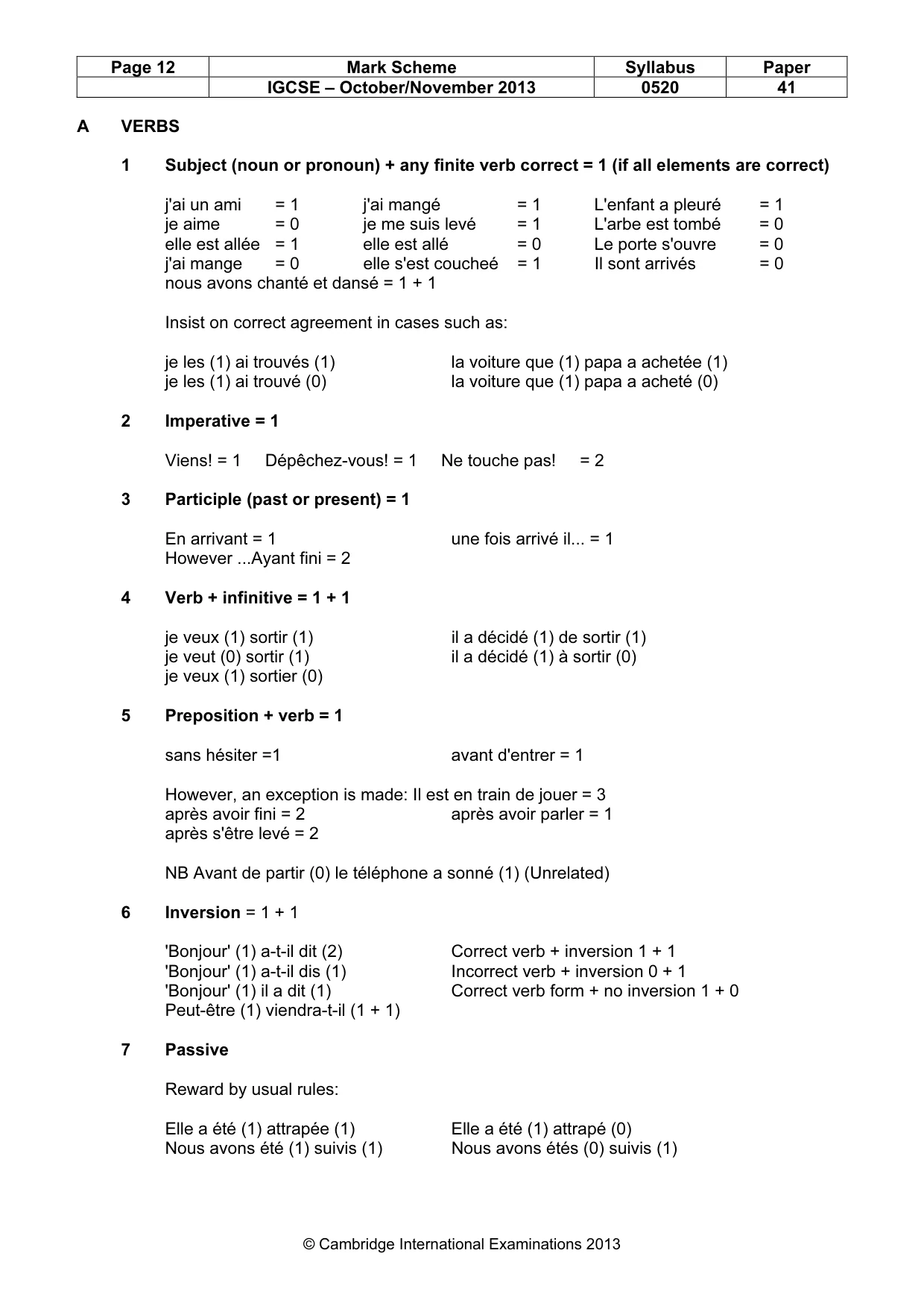 Mark scheme, page 12 of 22