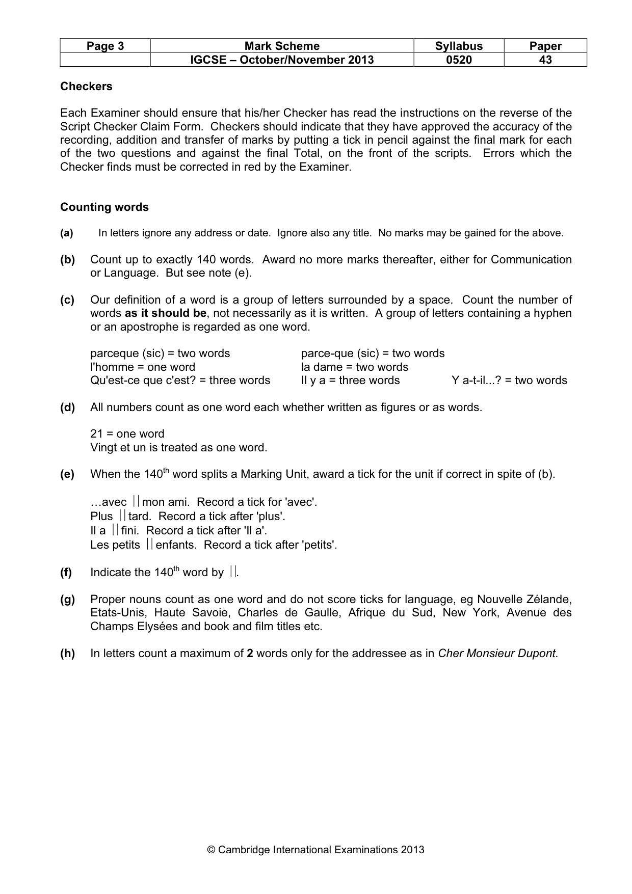 Mark scheme, page 3 of 22