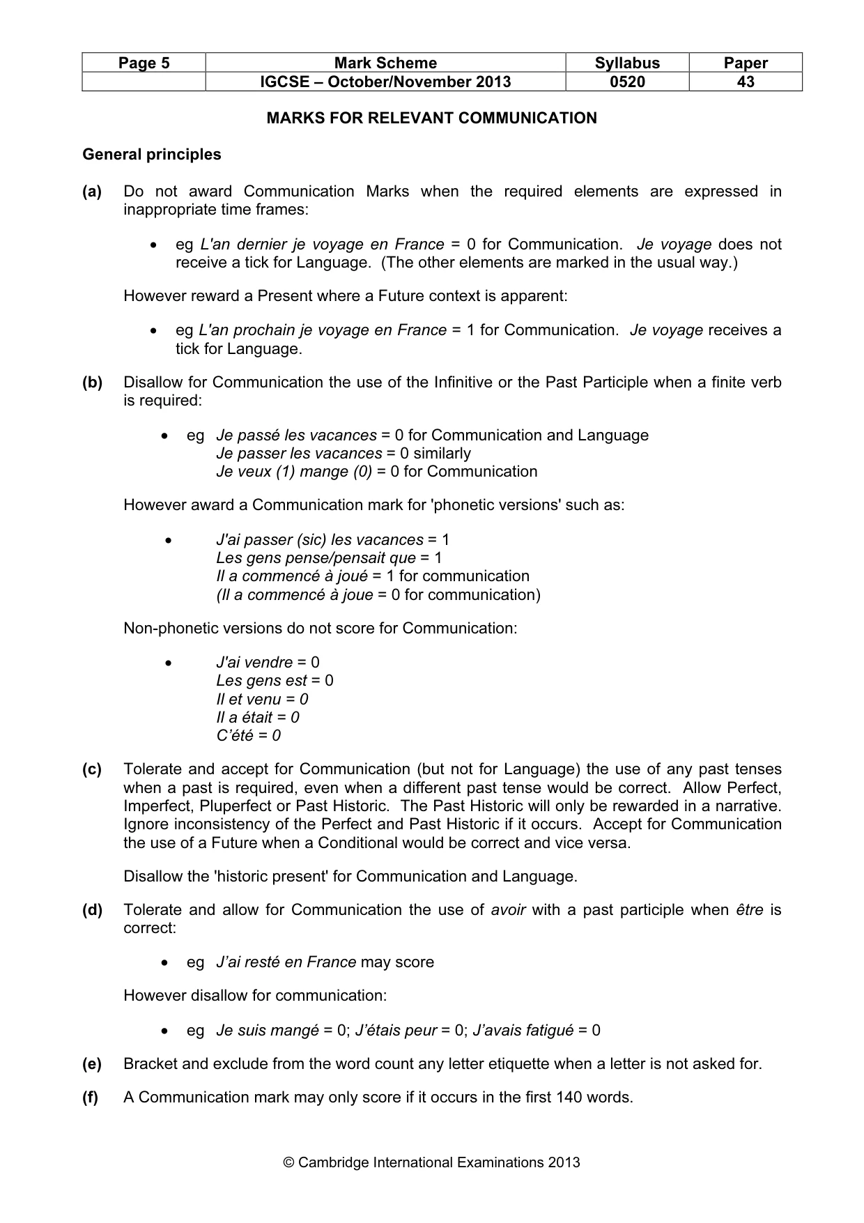 Mark scheme, page 5 of 22