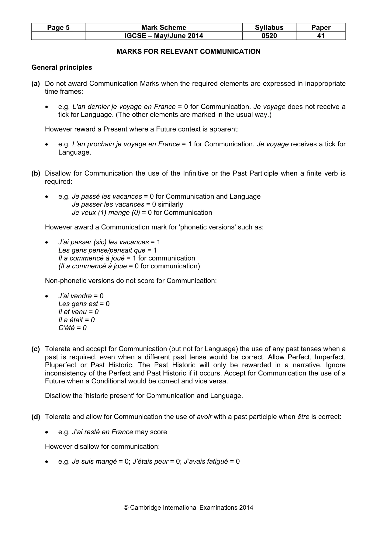 Mark scheme, page 5 of 25