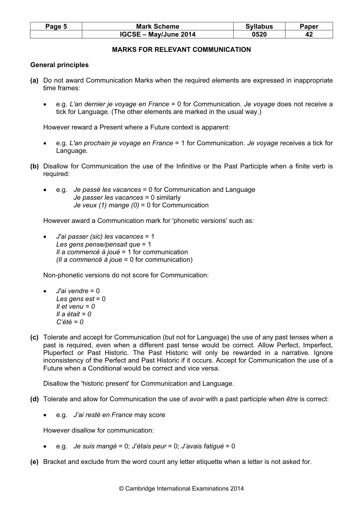 Mark scheme, page 5 of 26