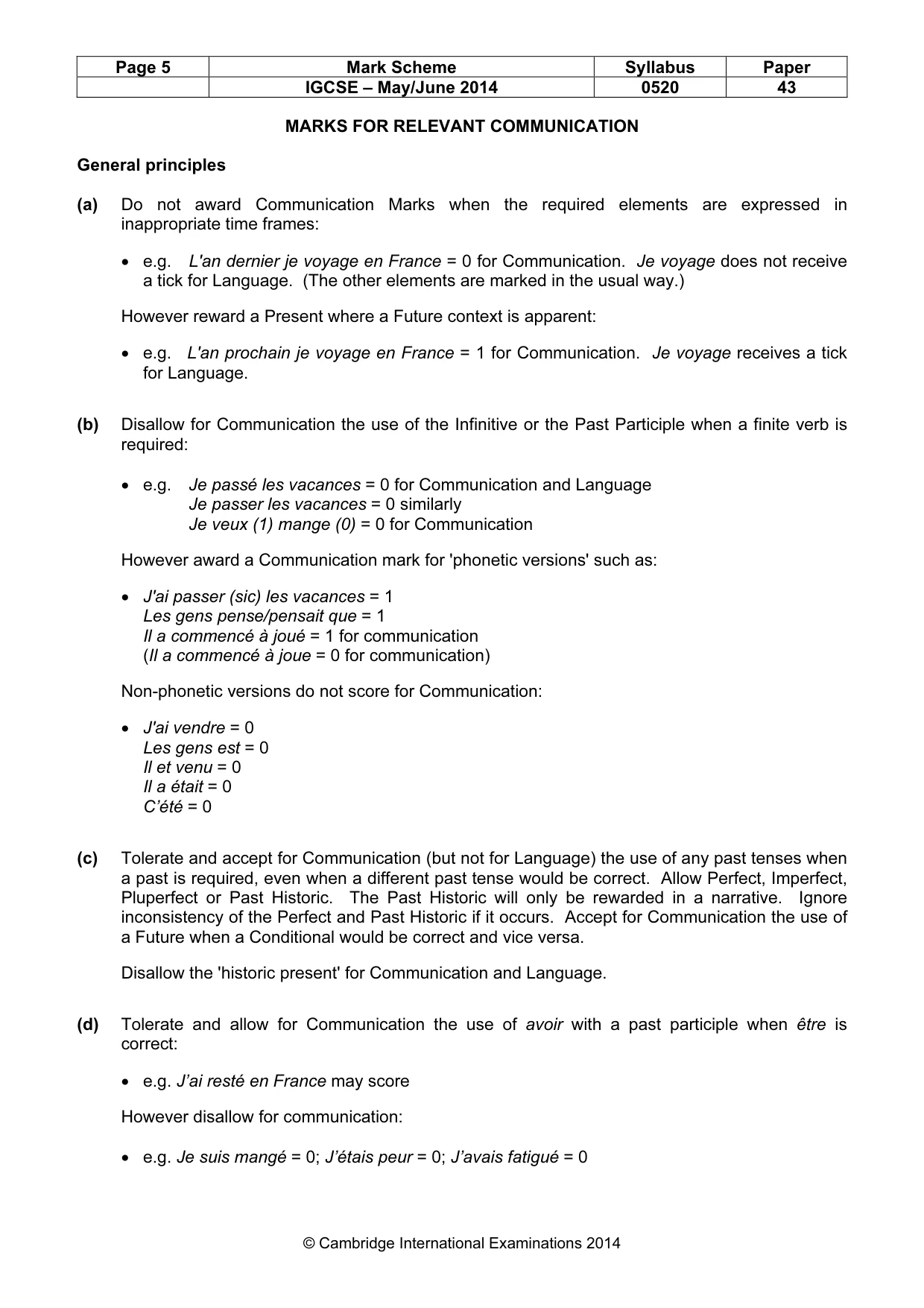 Mark scheme, page 5 of 25
