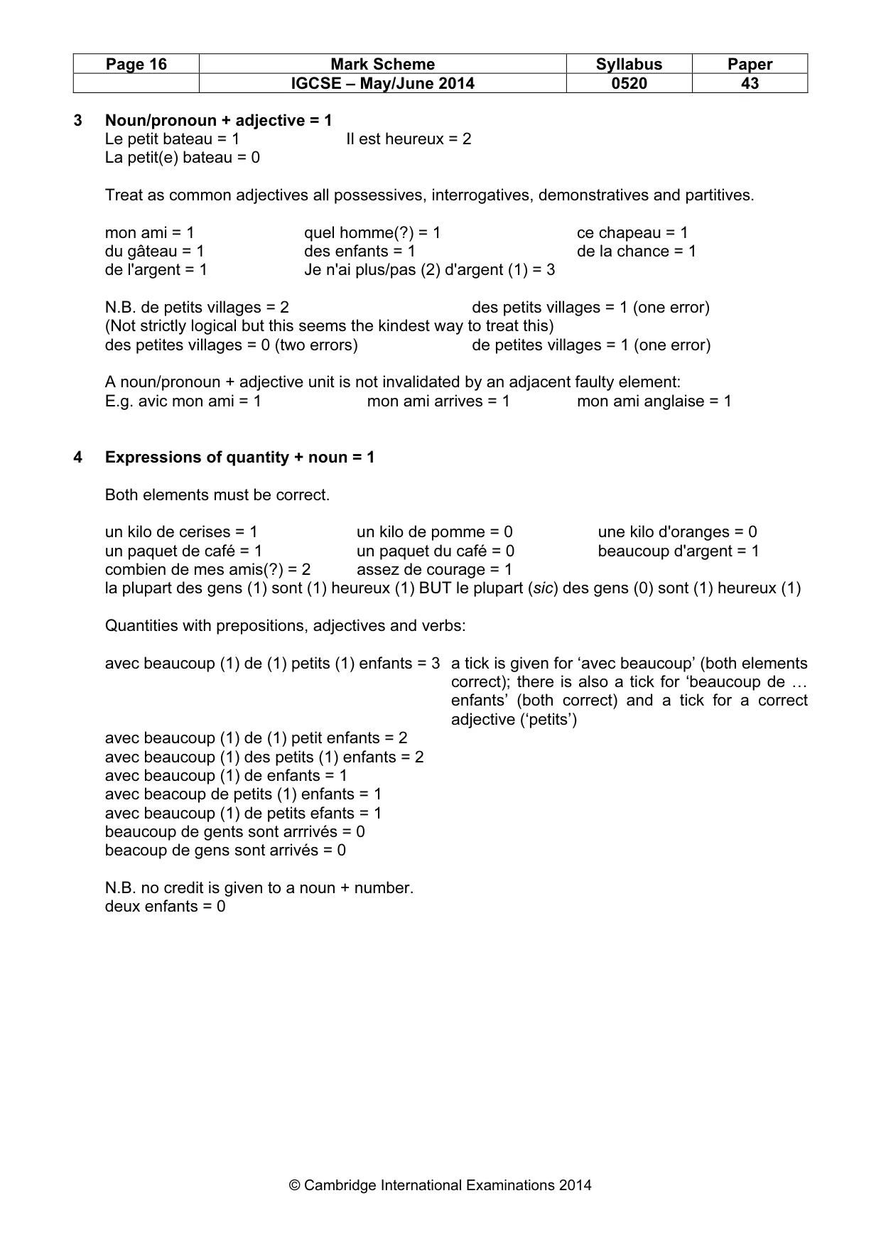 Mark scheme, page 16 of 25
